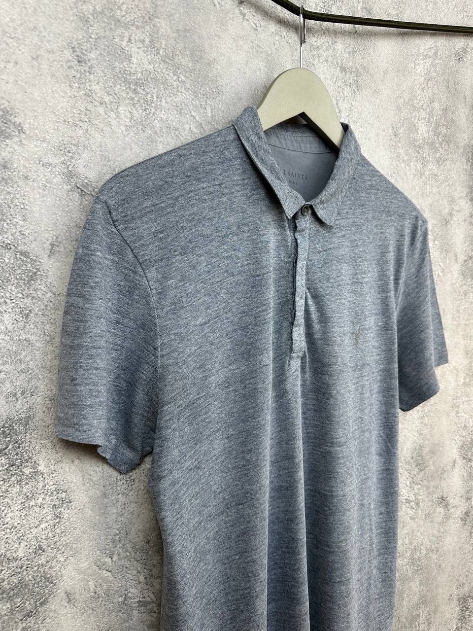 Allsaints AllSaints Tonic Panel Polo Shirt SS Cotton Blend Minimalist Size US S / EU 44-46 / 1 - 3 Thumbnail