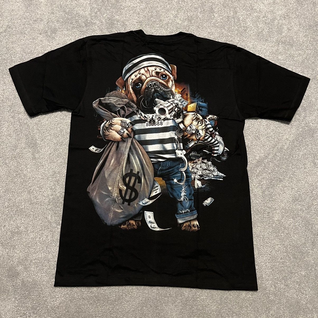 Imran Potato Imran Potato Gangster Pup Glow In The Dark Graphic Logo Tee Size US XXL / EU 58 / 5 - 3 Thumbnail
