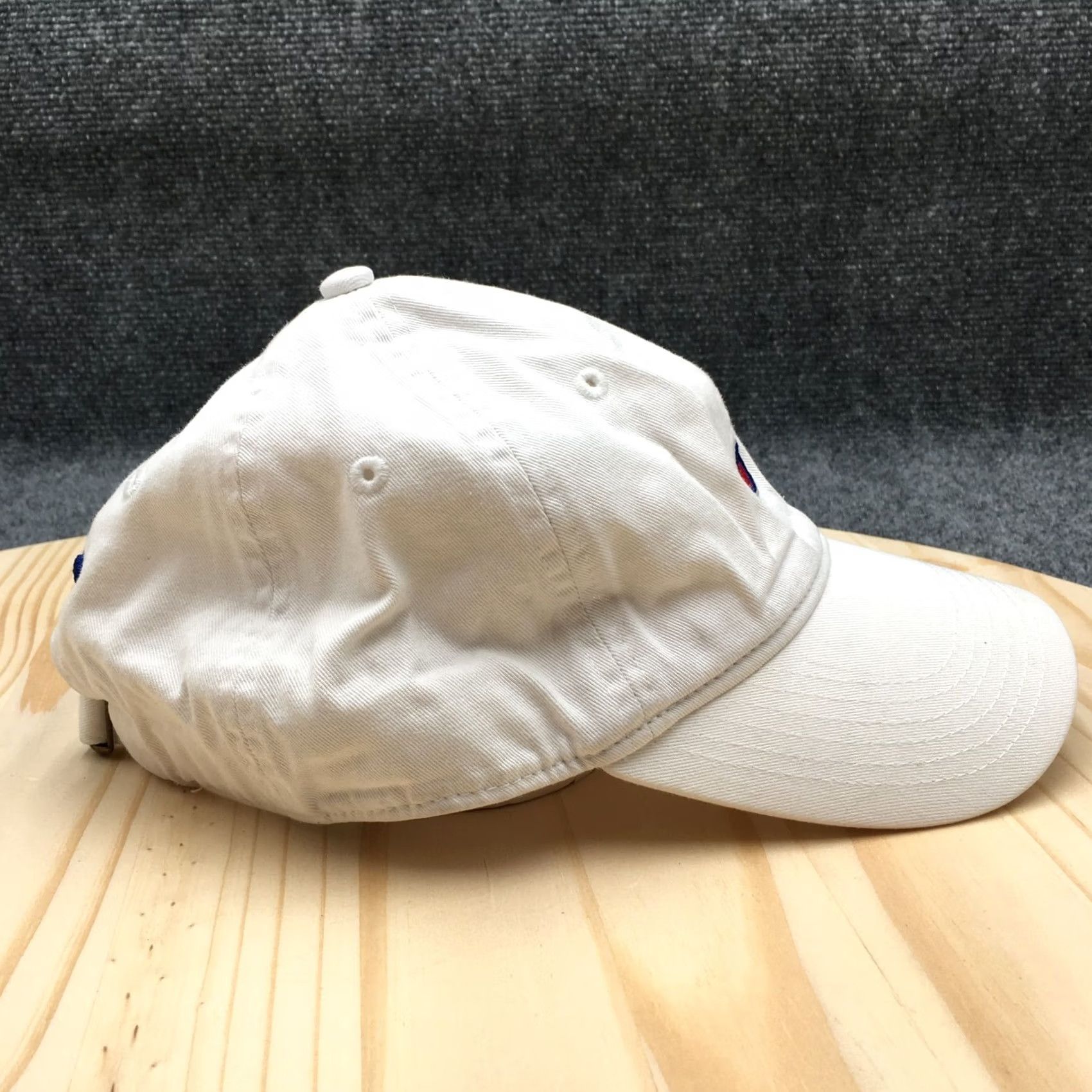Champion Champion Baseball Cap Hat Mens White One Size Curved Brim Embroidered Logo Size ONE SIZE - 6 Thumbnail