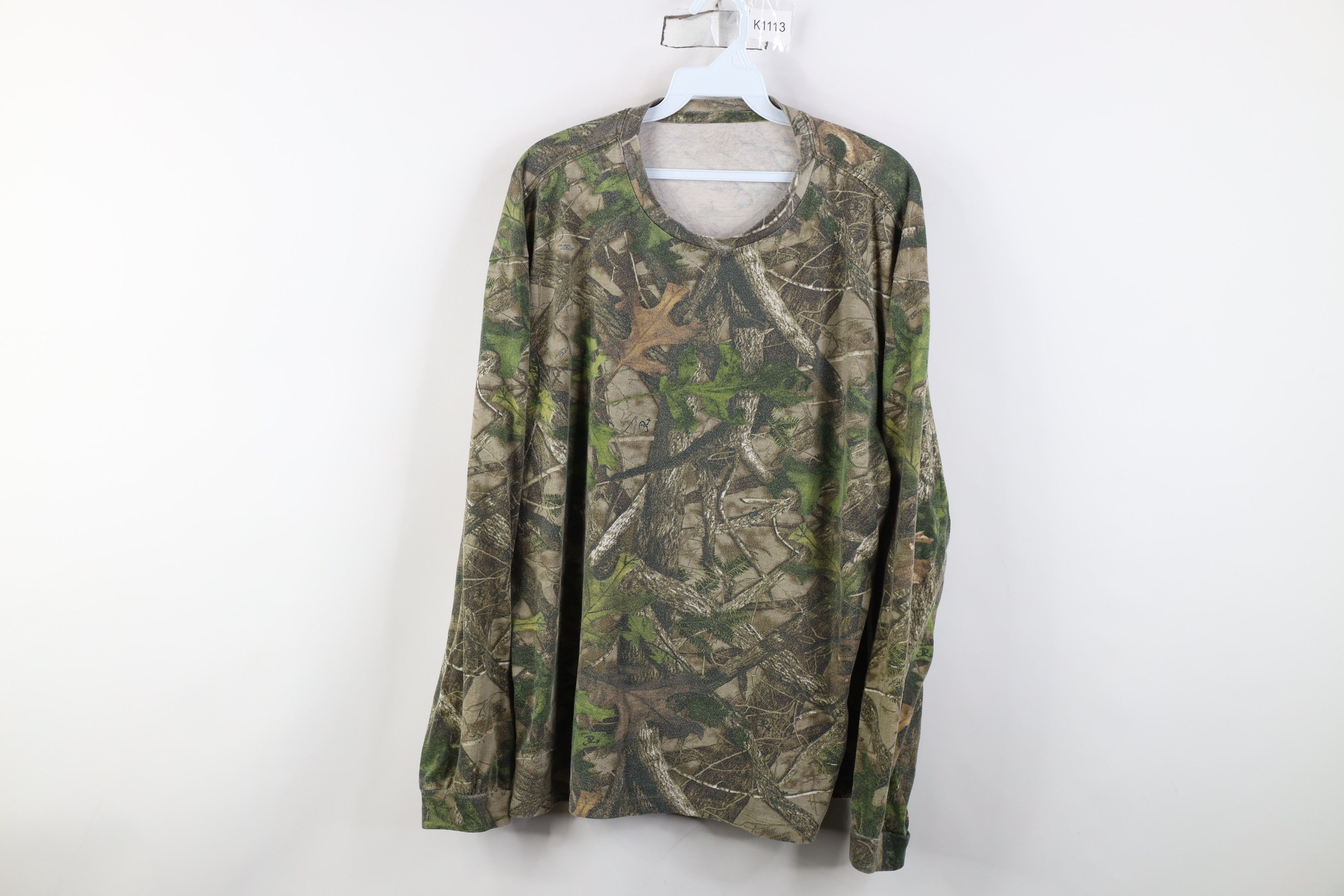 Vintage Vintage 90s Y2K Streetwear Camouflage Long Sleeve T-Shirt Size US XL / EU 56 / 4 - 1 Thumbnail