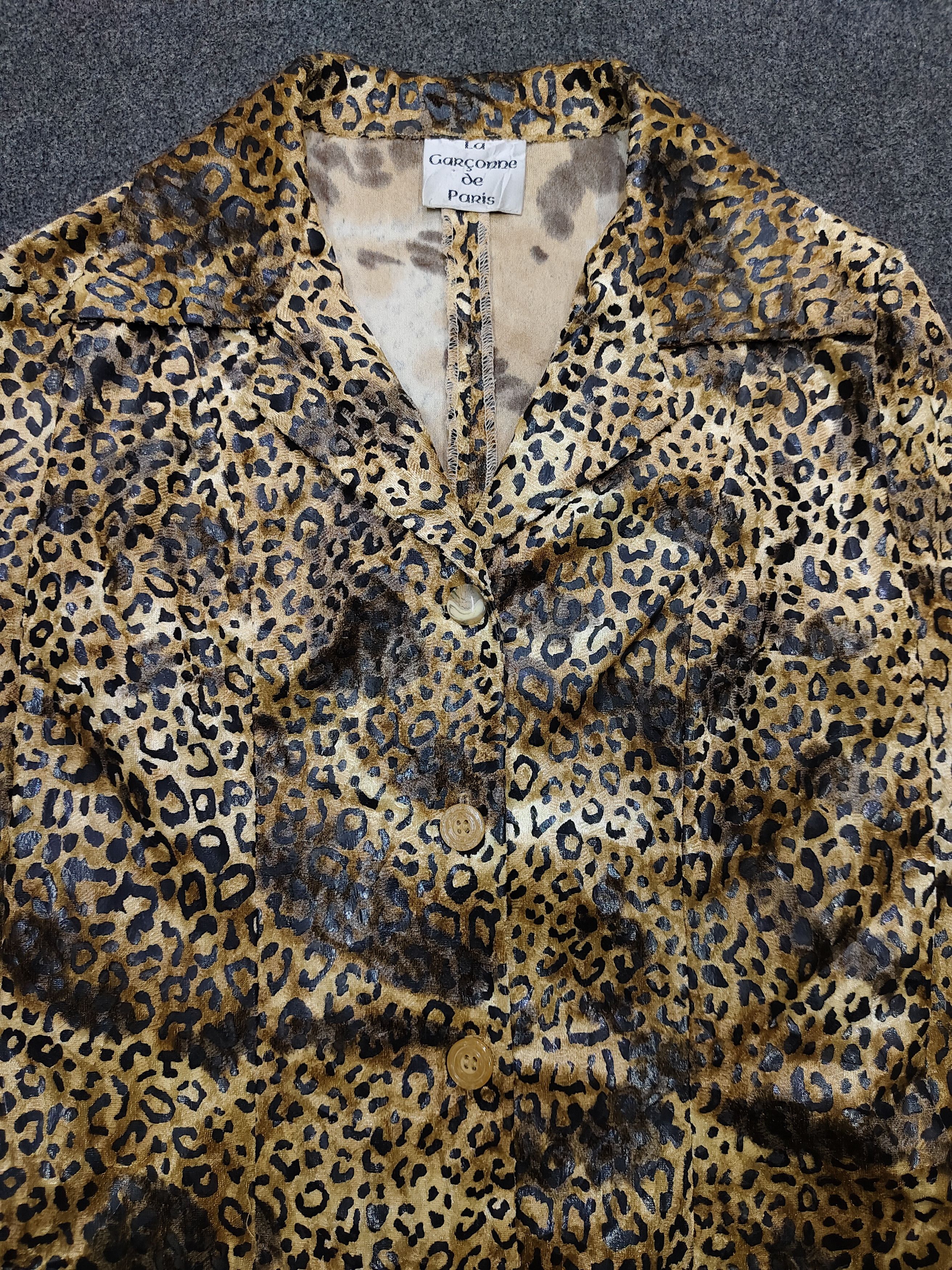 Seditionaries 90s La Garçonne de🇫🇷 Leopard Pattern Y2K Glam Rock Jacket Size S / US 4 / IT 40 - 5 Thumbnail
