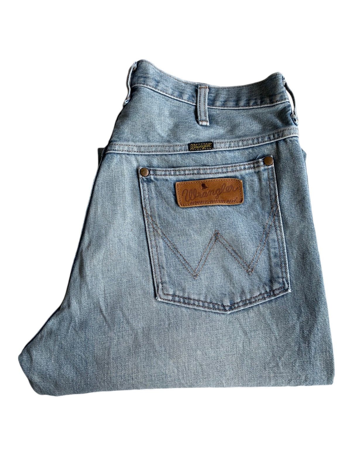 Wrangler VINTAGE WRANGLER SELVEDGE BAGGY DISTRESSED DENIM Size US 33 - 6 Thumbnail