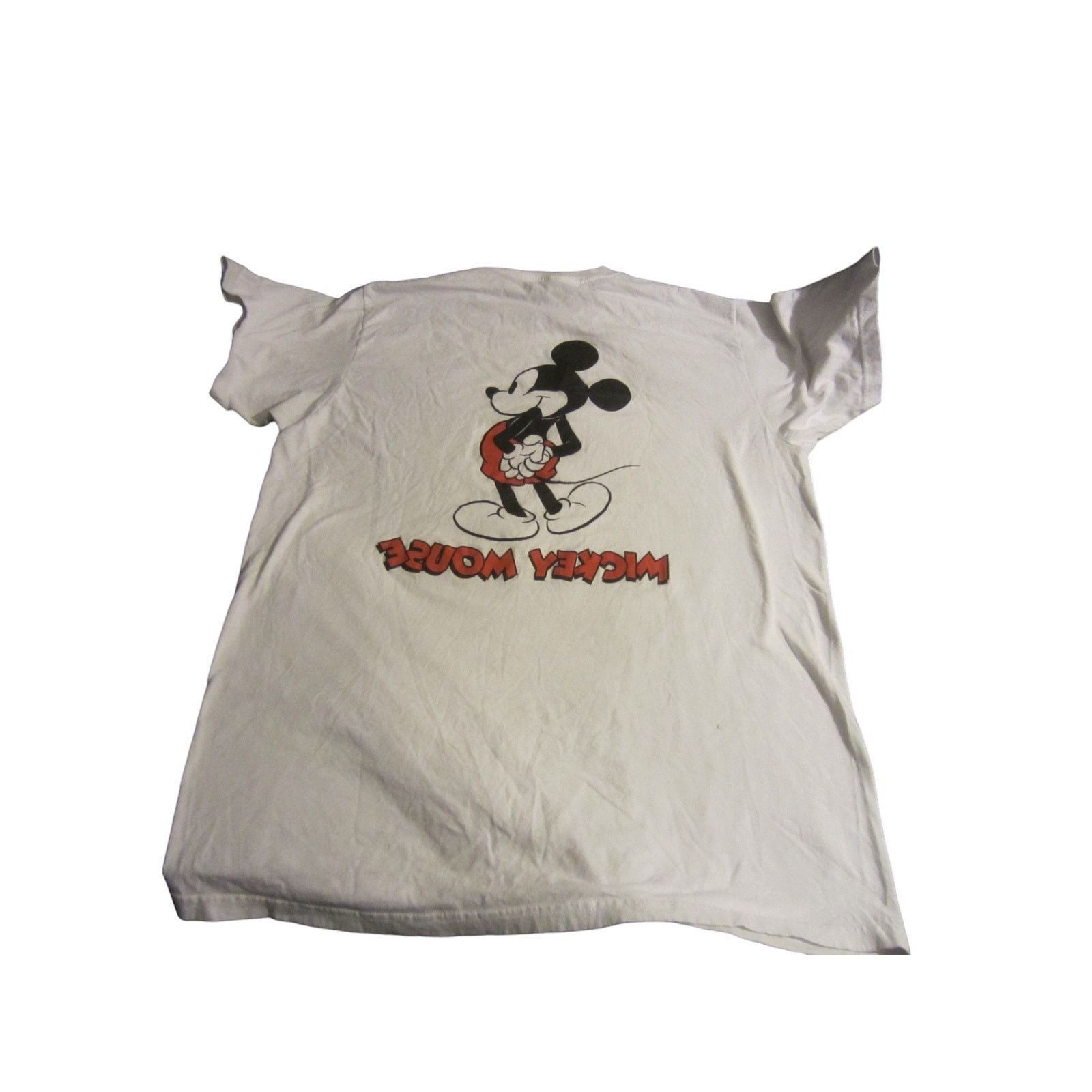 Disney Vintage Y2K Disney Mickey Mouse Graphic T-Shirt White Tee XL Size XL / US 12-14 / IT 48-50 - 6 Thumbnail