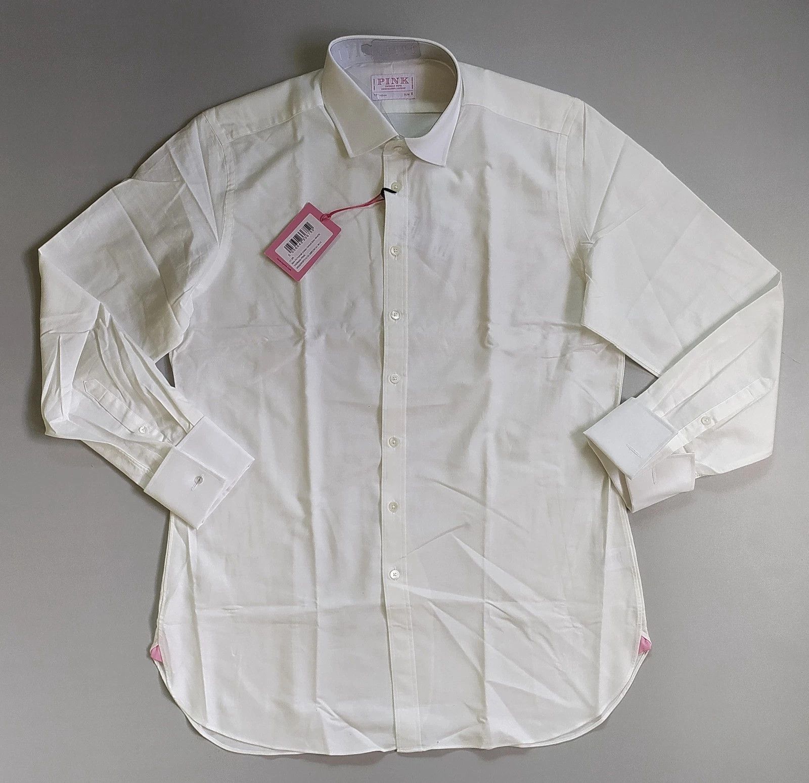 Thomas Pink Thomas Pink Slim Fit Formal Cotton Oxford Shirt T 0031 Size US L / EU 52-54 / 3 - 2 Thumbnail