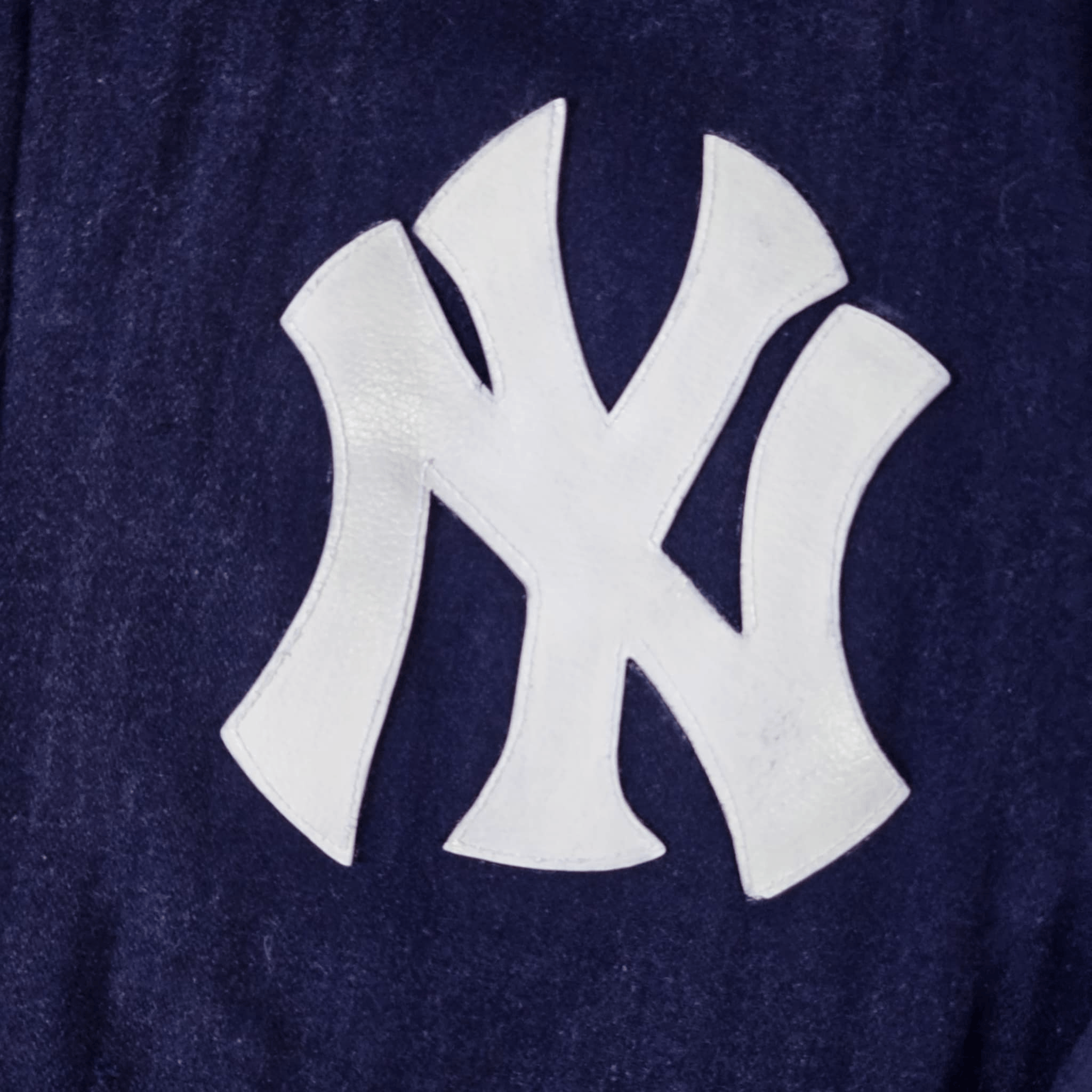 MLB × Vintage New York Yankees Y2K Jeff Hamilton Wool Bomber Jacket Size US XL / EU 56 / 4 - 4 Thumbnail