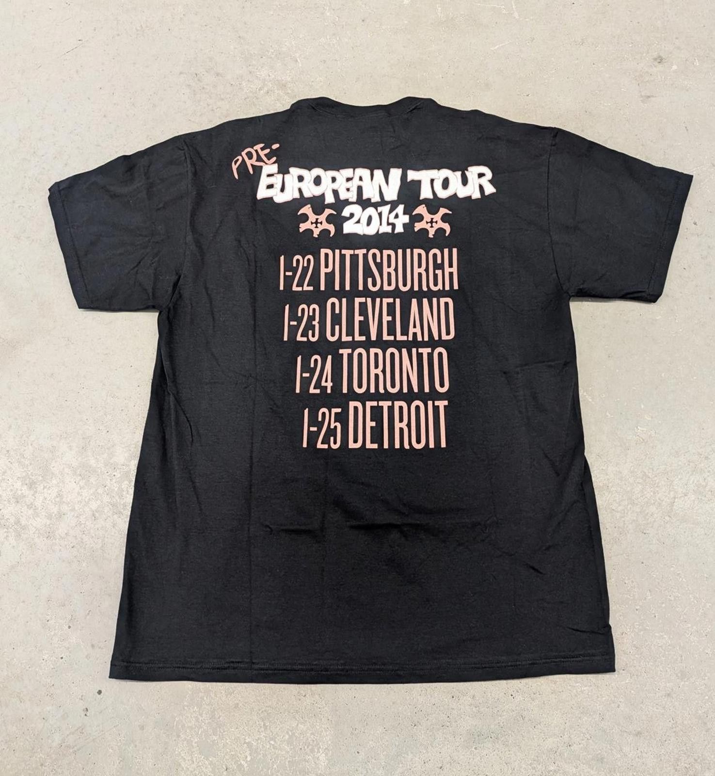 Fruit Of The Loom Battlecross 2014 Pre-European Tour T-Shirt Heavy Metal Size US L / EU 52-54 / 3 - 4 Thumbnail