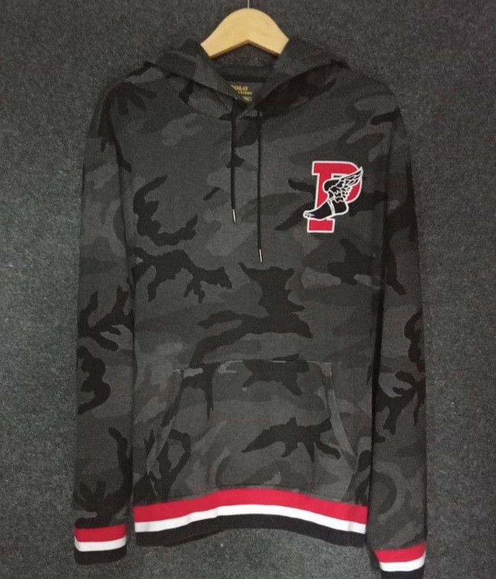 Polo Ralph Lauren 💥PWINGS💥 Polo ralph lauren camo sweathoodie Size US L / EU 52-54 / 3 - 7 Thumbnail