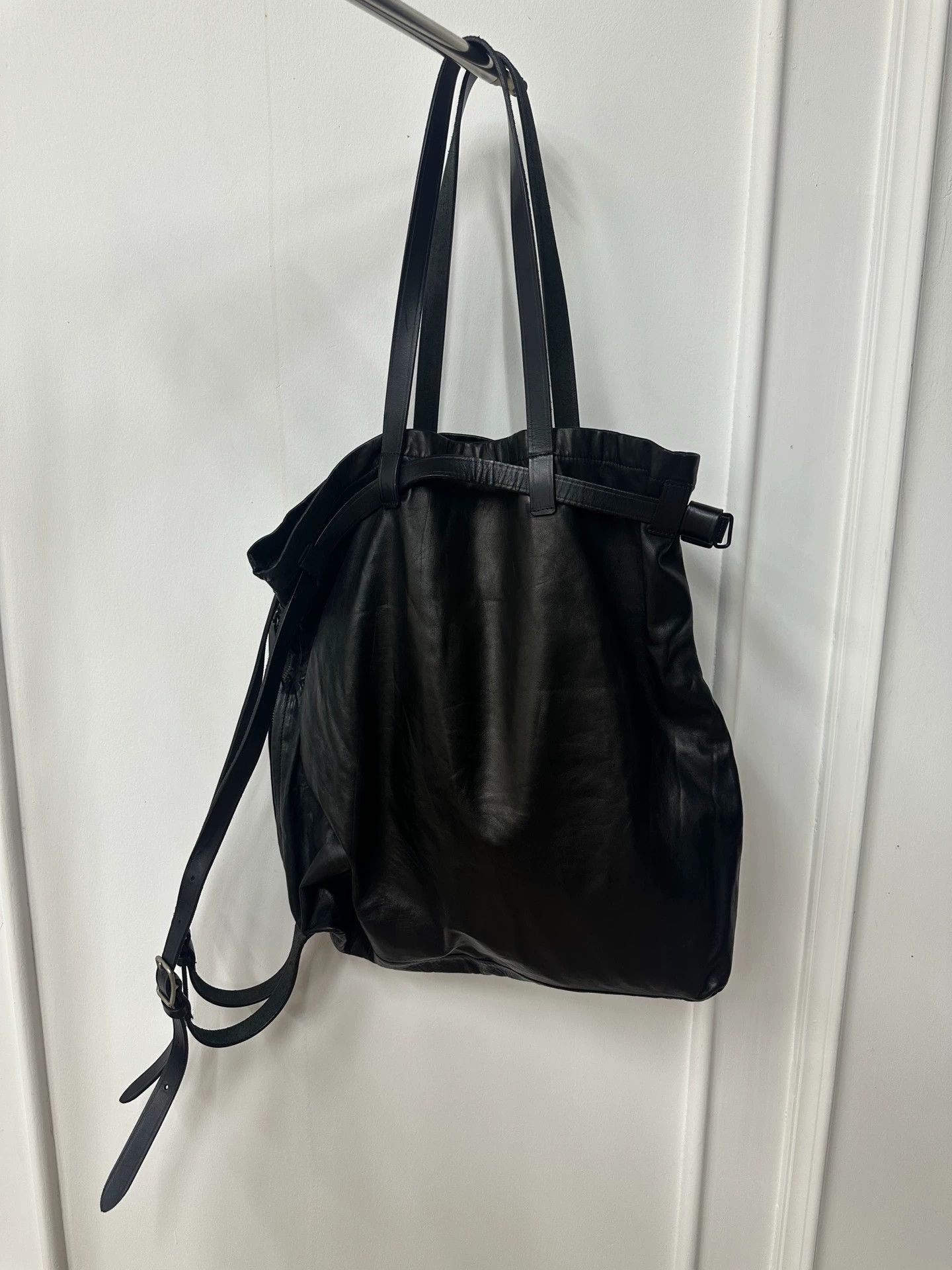 Yohji Yamamoto Yohji Yamamoto POUR HOMME Drawstring Nomad Bag Size ONE SIZE - 3 Thumbnail