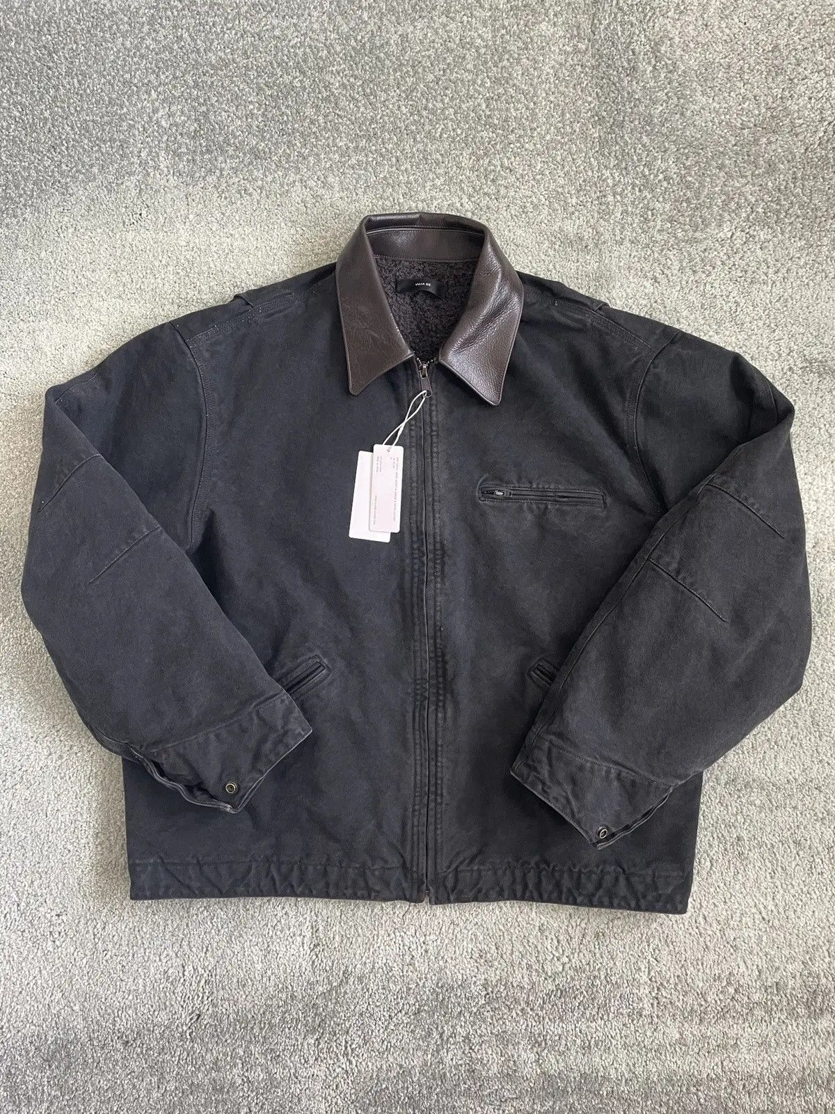 Vuja De Vuja De Nolan Misdirected Affix Jacket Brown Medium | Grailed