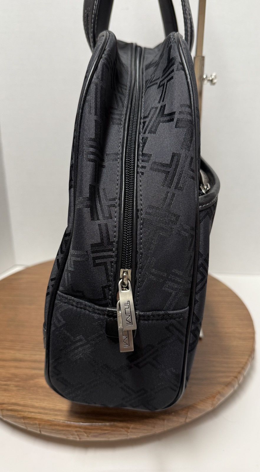 Tumi TUMI Vtg Black Monogram Ballistic Nylon Tote Bag Size ONE SIZE - 3 Thumbnail