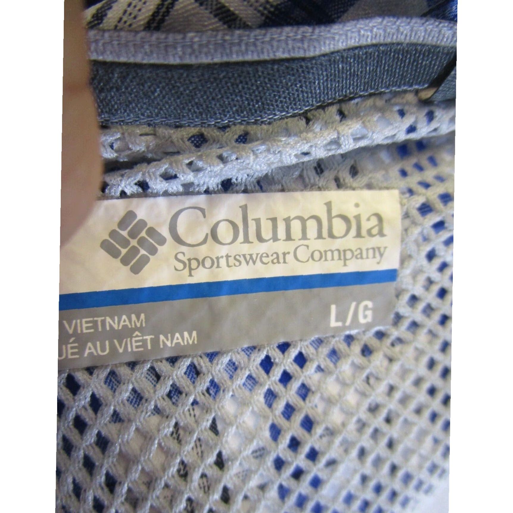 Vintage Columbia Mens Large White Plaid Omni Heat Hiking Shirt XL Extra Large Size US L / EU 52-54 / 3 - 6 Thumbnail