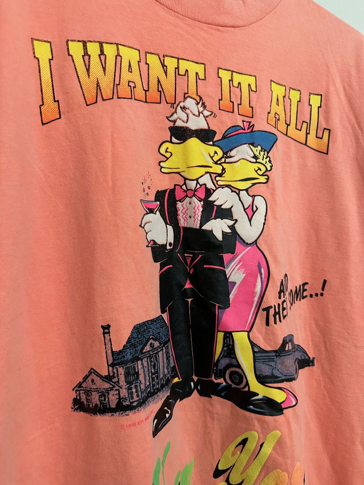 Disney Vintage 90s New York I Want It All Novelty Graphic Tee XXL Size US XXL / EU 58 / 5 - 3 Thumbnail