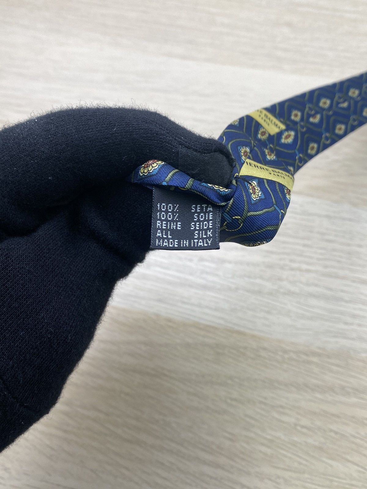 Pierre Balmain Pierre Balmain Silk Tie T84 Size ONE SIZE - 6 Thumbnail