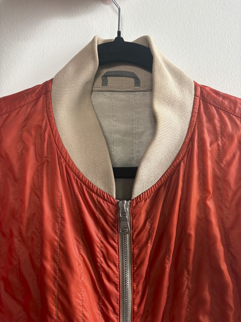 Prada Orange Nylon Racing Bomber Jacket Size US M / EU 48-50 / 2 - 3 Thumbnail