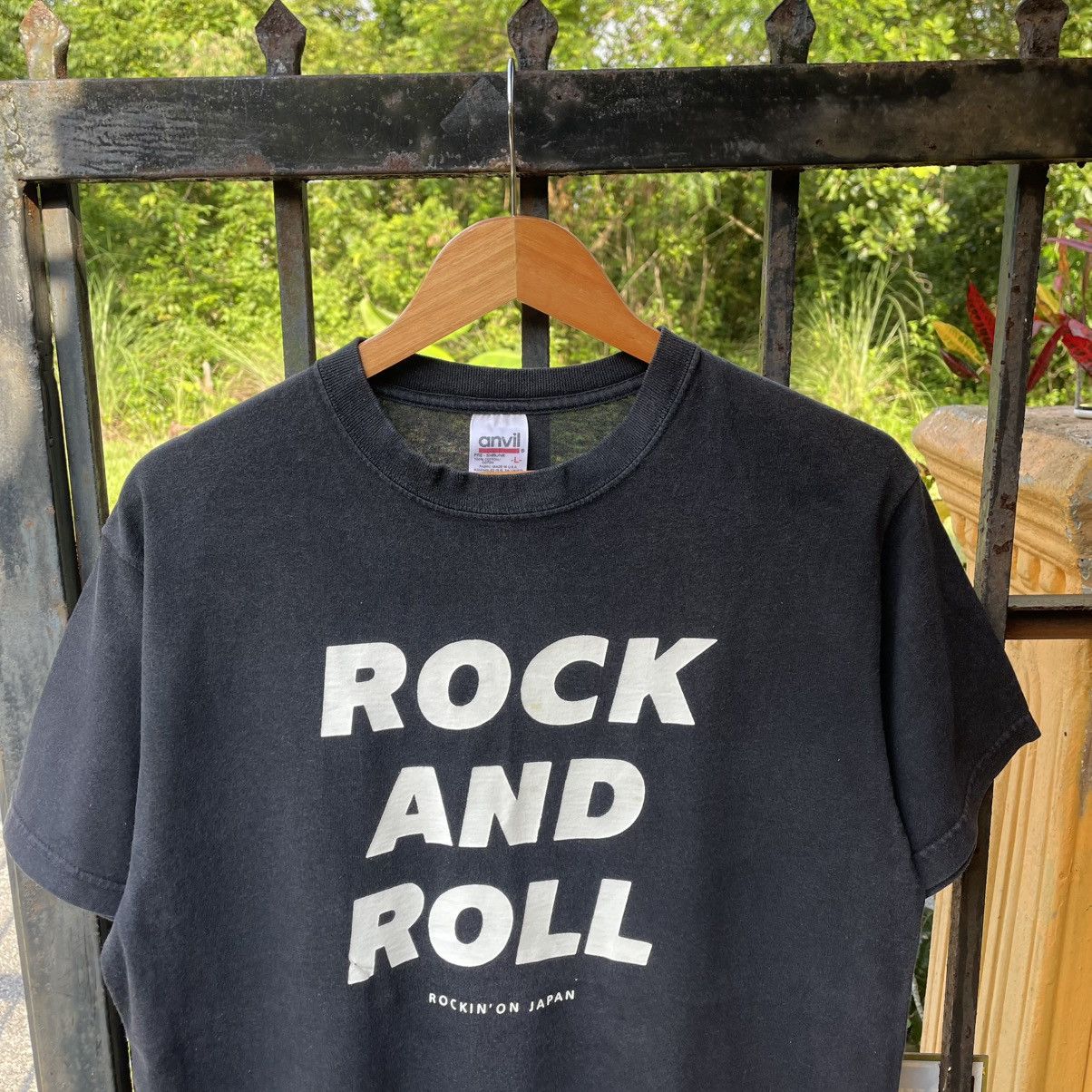 Anvil 🔥Vintage 90s Rock And Roll Rockin On Japan Music Scene Tee Size US L / EU 52-54 / 3 - 4 Thumbnail