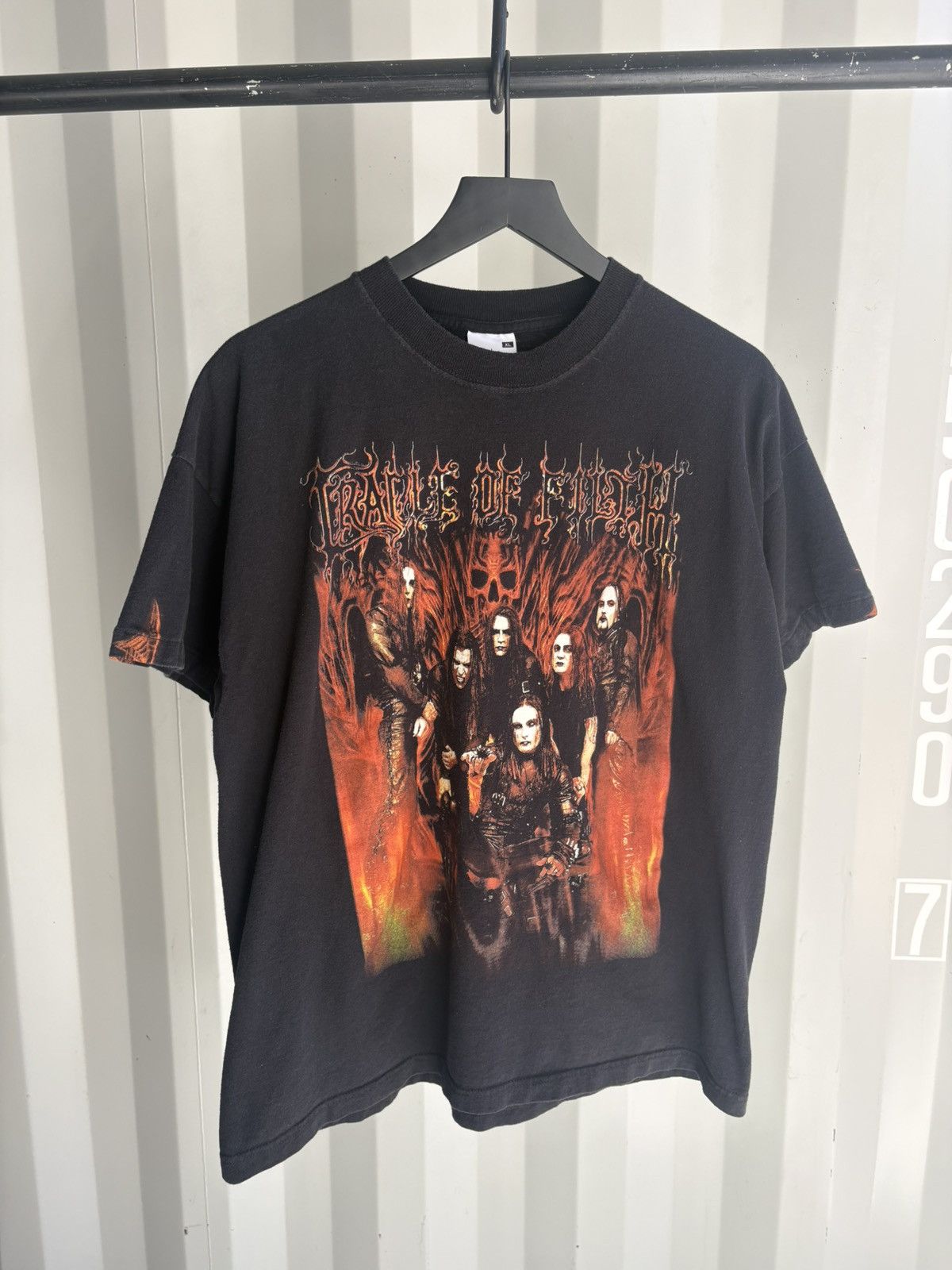 Band Tees Vintage Cradle Of Filth Wanking Nun Shirt Grunge Band Size US XL / EU 56 / 4 - 2 Thumbnail