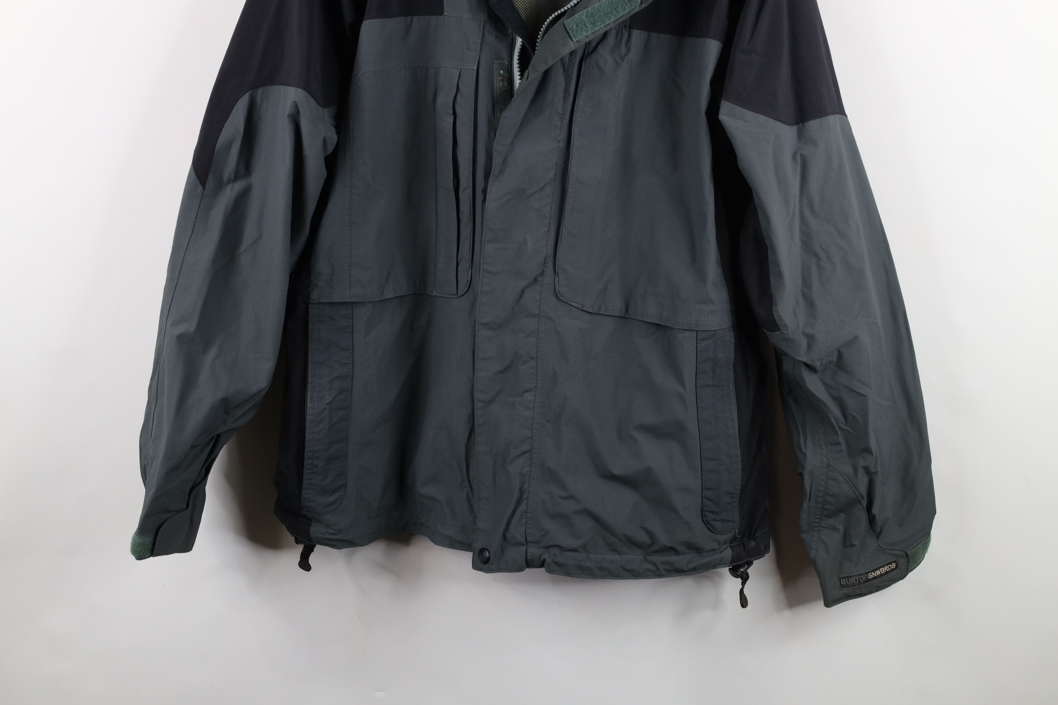 Burton × Vintage Vintage Burton Snowboards AK Snowboard Ski Jacket Gray Size M / US 6-8 / IT 42-44 - 3 Thumbnail