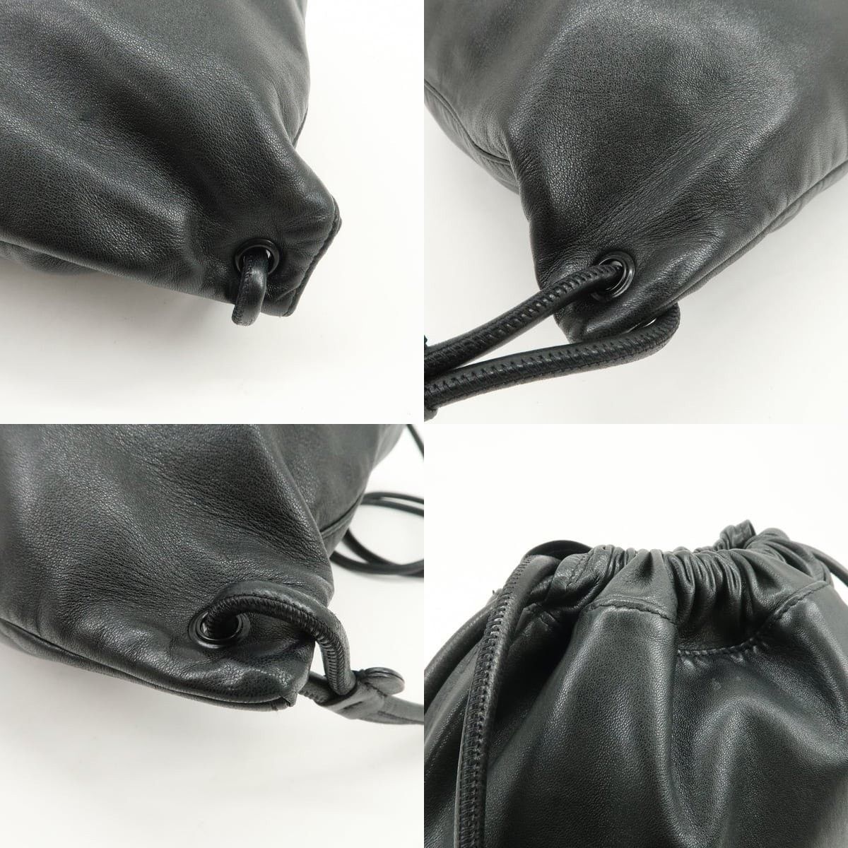 Saint Laurent Paris Saint Laurent Lambskin Drawstring Backpack Size ONE SIZE - 5 Thumbnail