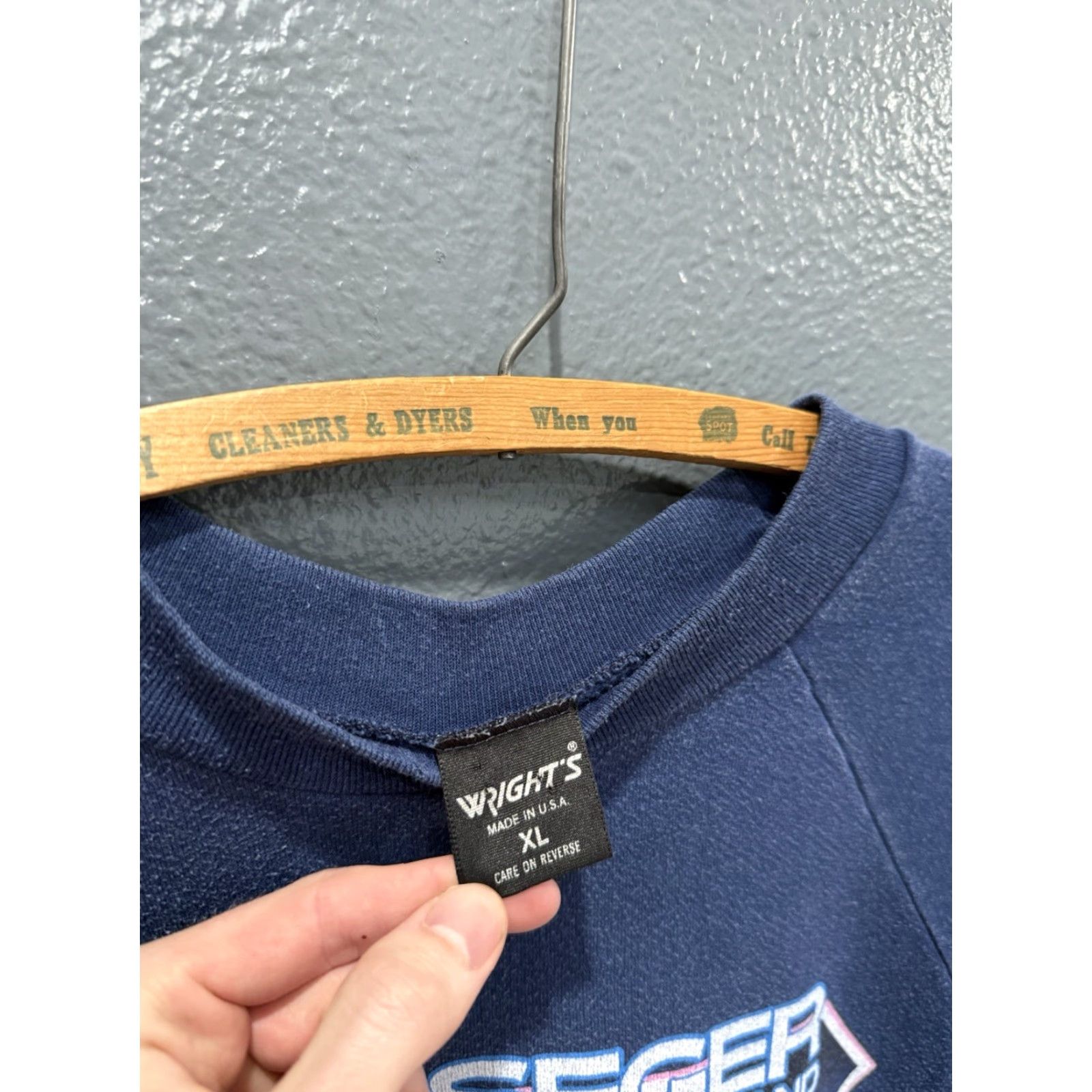 Vintage VINTAGE Bob Seger And The Silver Bullets Band Blue Sweatshirt XL Men 80s Pullover Wrights Band Size US XL / EU 56 / 4 - 2 Thumbnail