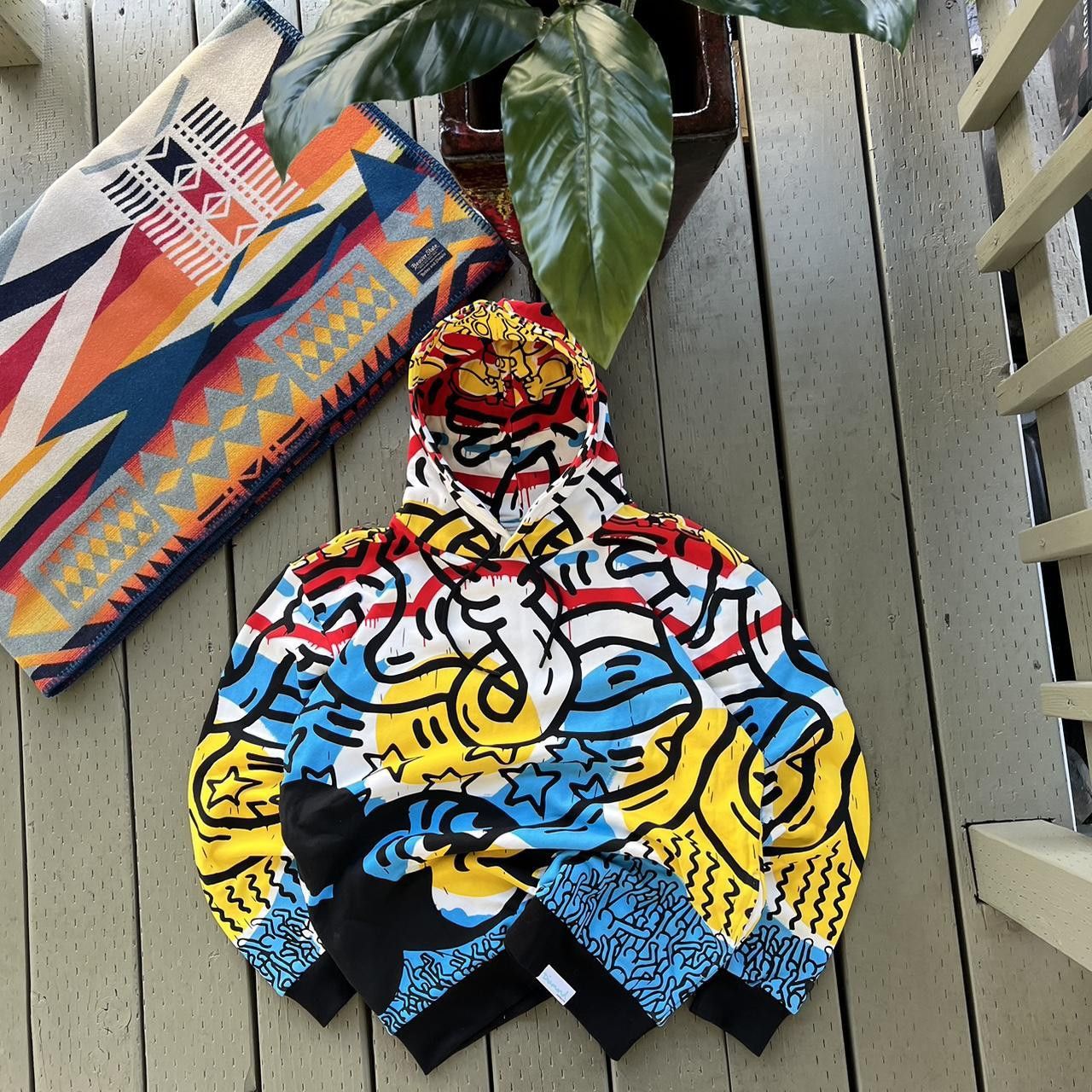 Disney × Keith Haring Keith Haring/Diamond Supply Co.Mickey Mouse hoodie Size US XL / EU 56 / 4 - 1 Thumbnail