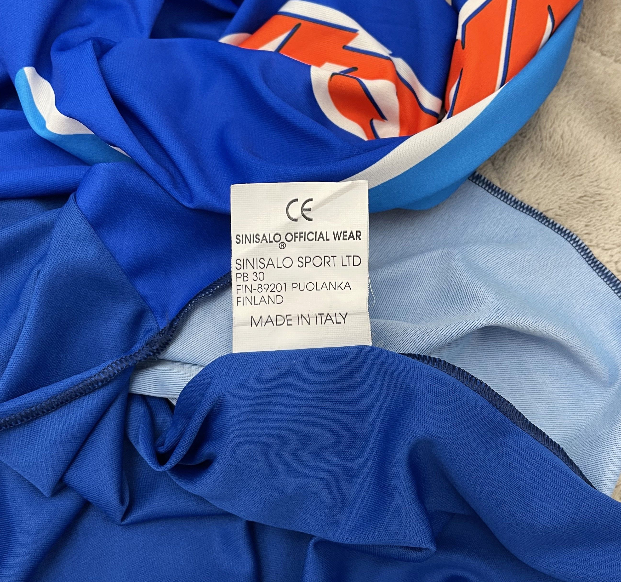 Vintage SINISALO SPORT. MADE IN ITALY. Size US L / EU 52-54 / 3 - 6 Thumbnail