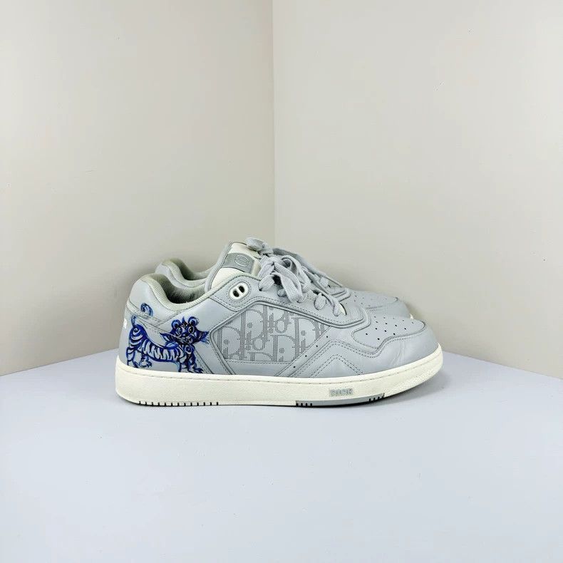 Dior Dior dior b27 gray and white graffiti sneakers-2507 Size US 9.5 / EU 42-43 - 4 Thumbnail