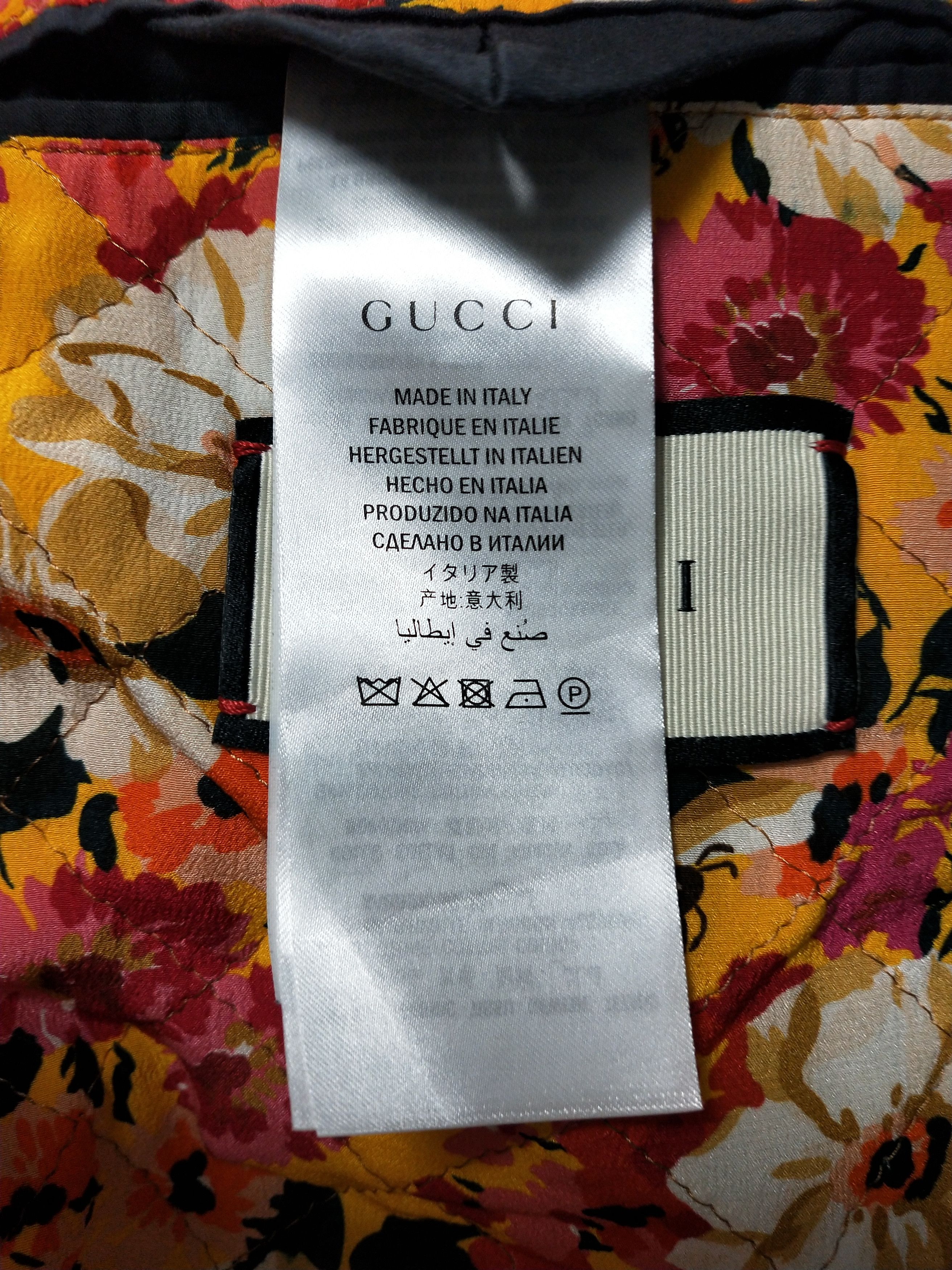Gucci Denim Jacket with Banana Patch Size US M / EU 48-50 / 2 - 7 Thumbnail