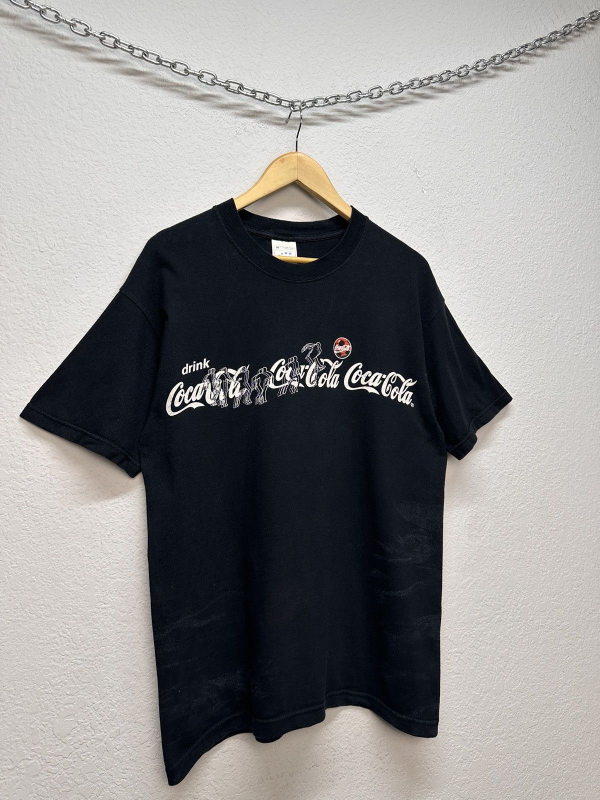 Other Vintage Usa Coca Cola Y2k Distressed Faded opium Red T-shirt Size US M / EU 48-50 / 2 - 3 Thumbnail