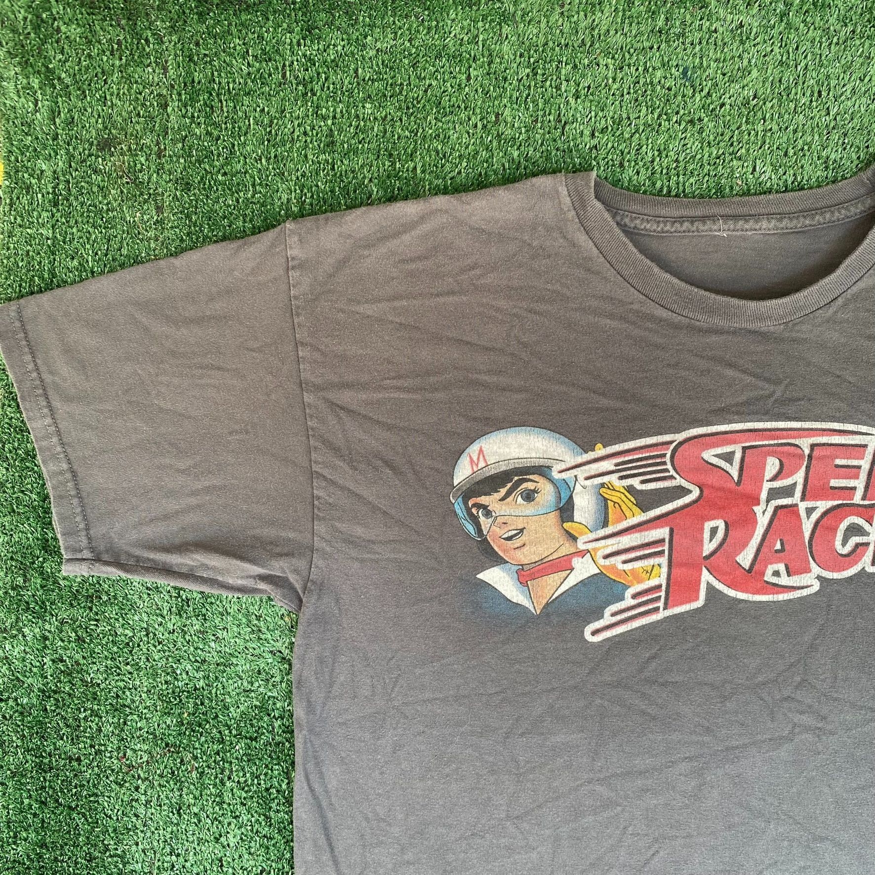 Japanese Brand Vintage Y2K Speed Racer Shirt Rare Cartoon Racing Logo Tee Size US L / EU 52-54 / 3 - 2 Thumbnail