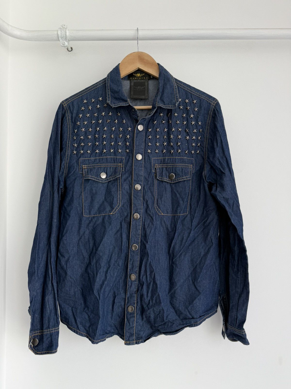 Japanese Brand × Vintage Vintage Kamimura Tokyo Avant Garde Denim Shirt Size US M / EU 48-50 / 2 - 8 Thumbnail