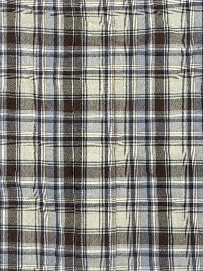Dolce & Gabbana 2000s Dolce & Gabbana Beige Cargo Checkered Shirt Size US M / EU 48-50 / 2 - 9 Thumbnail