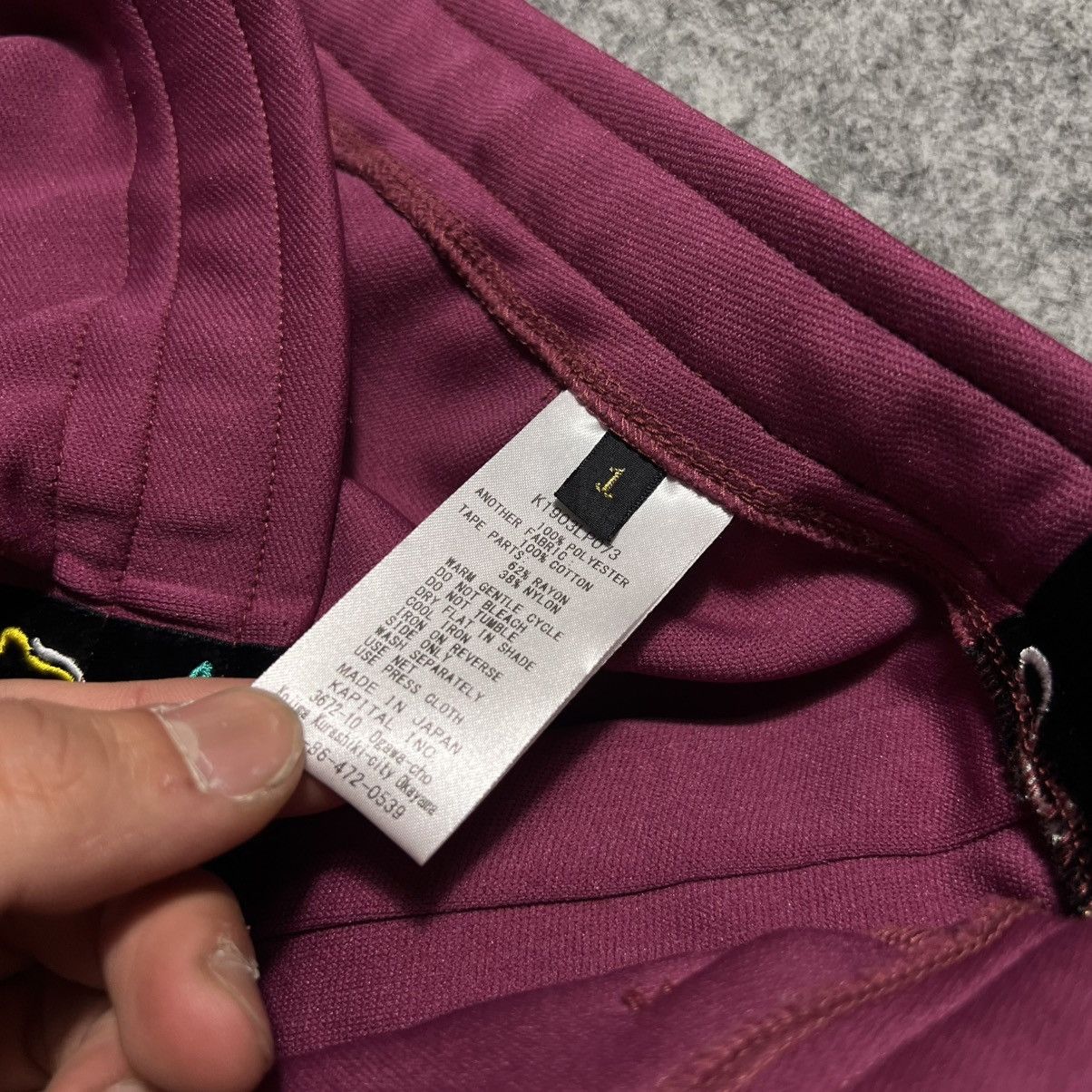 Kapital Kapital Ska Tape Jam Wide Trackpants Size US 30 / EU 46 - 7 Thumbnail