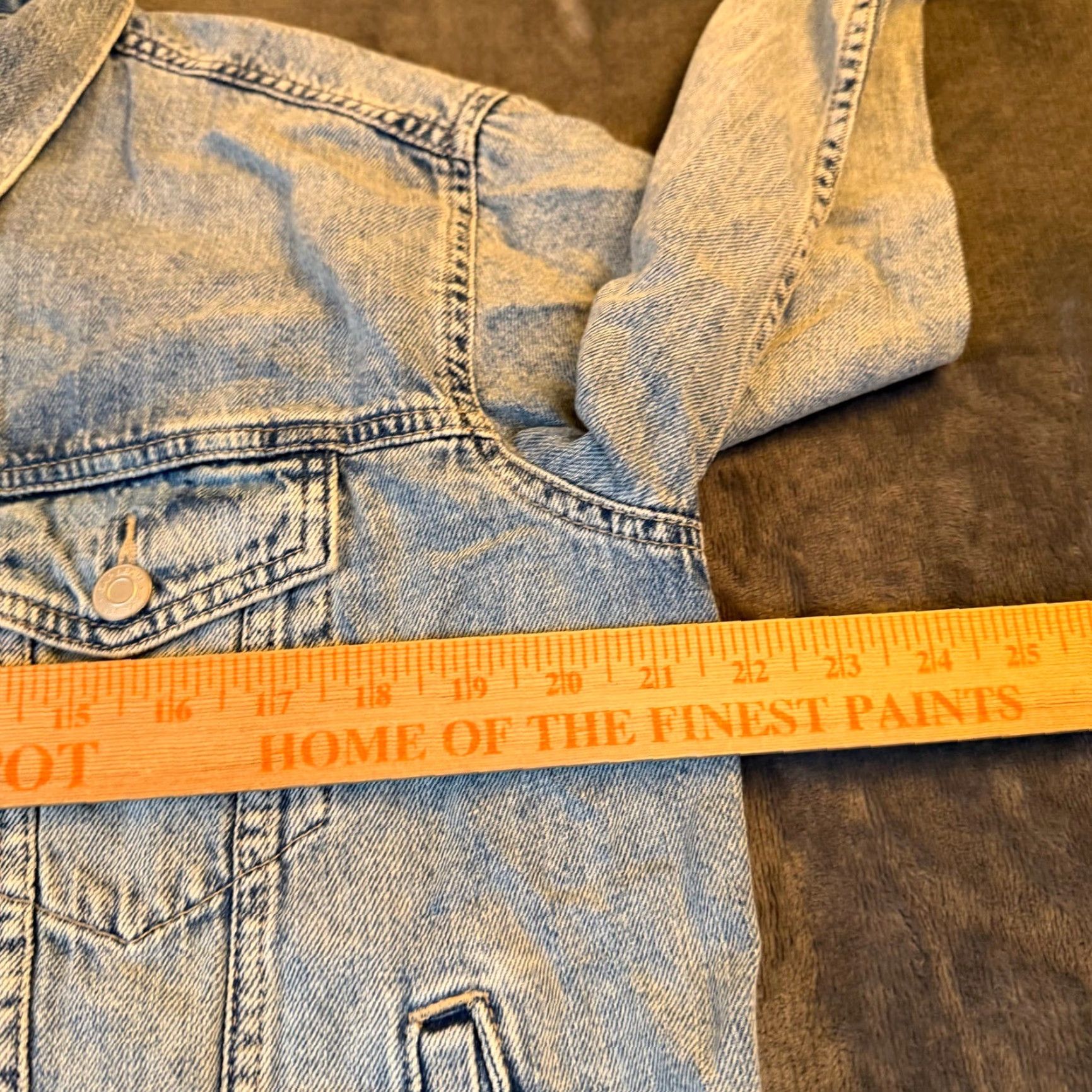 Gap GAP Jacket Denim Trucker Light Wash Classic Button Front Women L Blue Regular Size L / US 10 / IT 46 - 6 Thumbnail