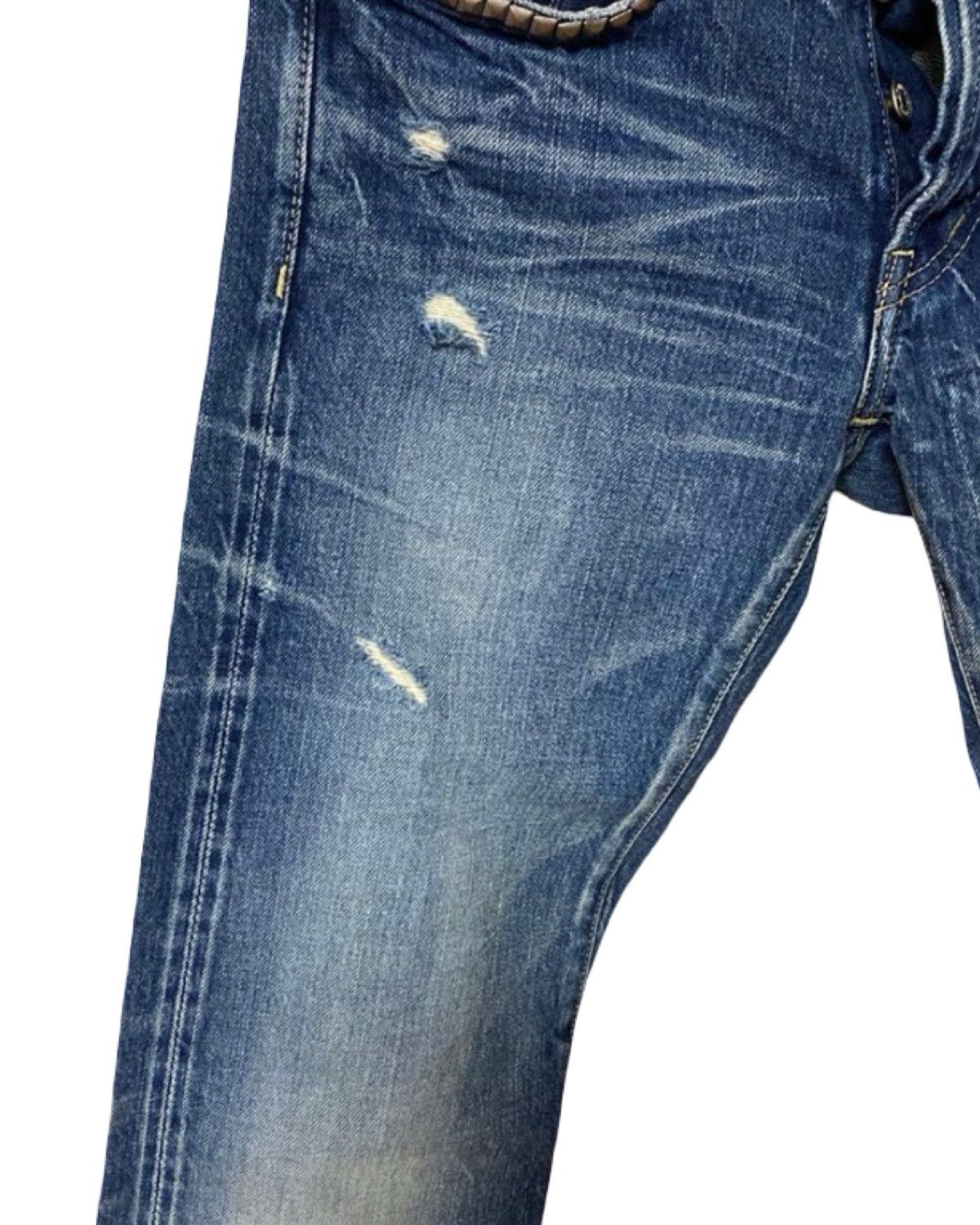 Hysteric Glamour Distressed Studded Selvedge Japanese Denim Jeans Size US 28 / EU 44 - 4 Thumbnail