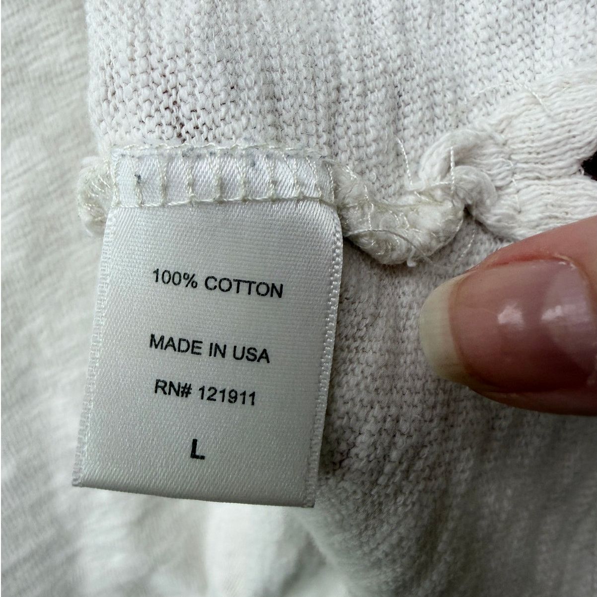 Other LNA Cream Cotton Spaghetti Strap Crop Top Womens L Size L / US 10 / IT 46 - 8 Thumbnail