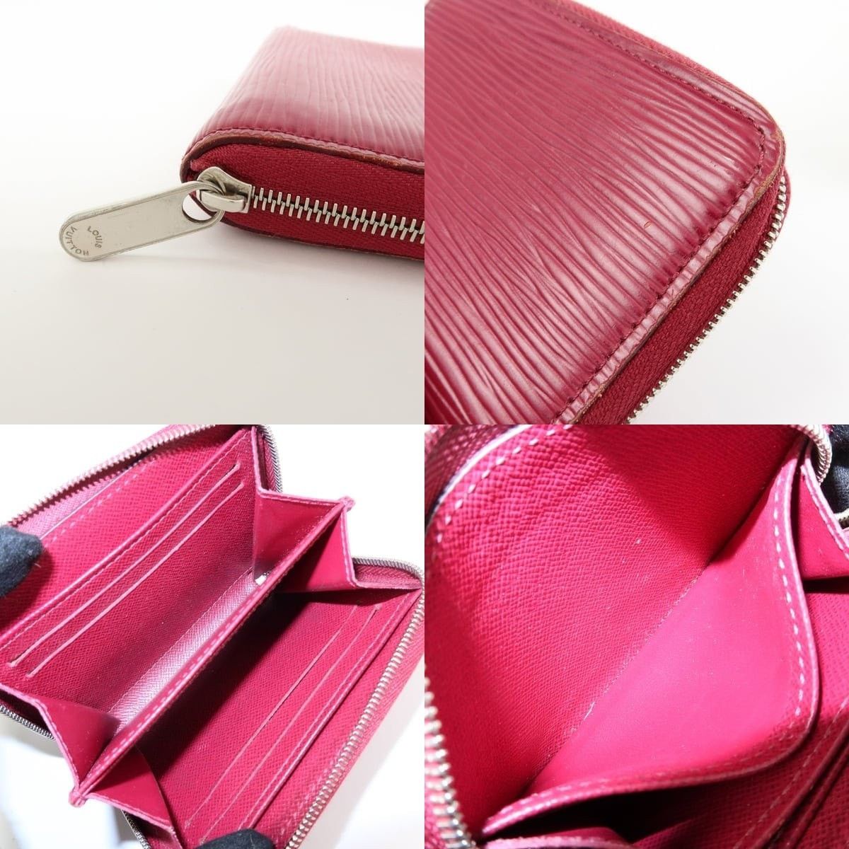 Louis Vuitton Louis Vuitton Epi Zippy Coin Purse Leather Coin Purse Pink Size ONE SIZE - 6 Thumbnail