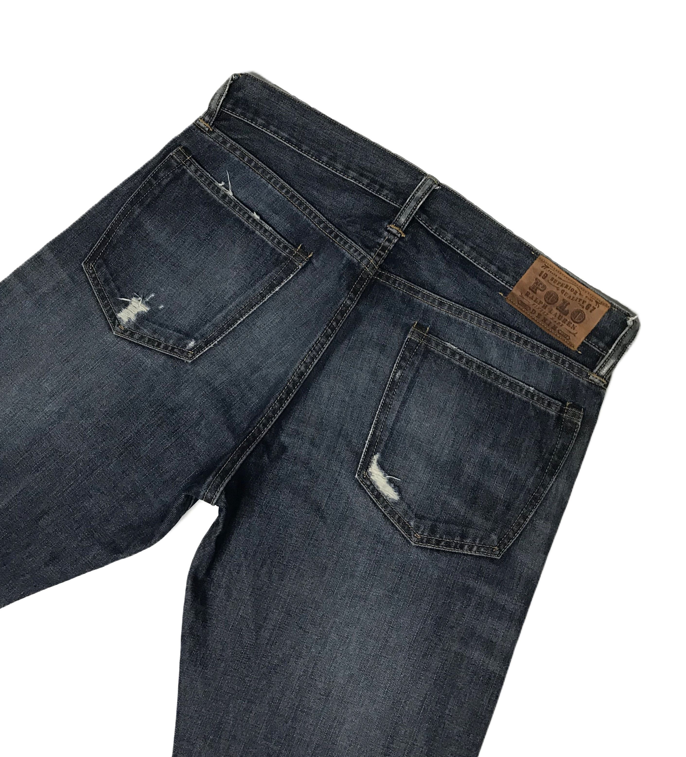 Polo Ralph Lauren Ralph Lauren Varick Slim 625 Jeans Ripped Washed Pant Size US 34 / EU 50 - 5 Thumbnail