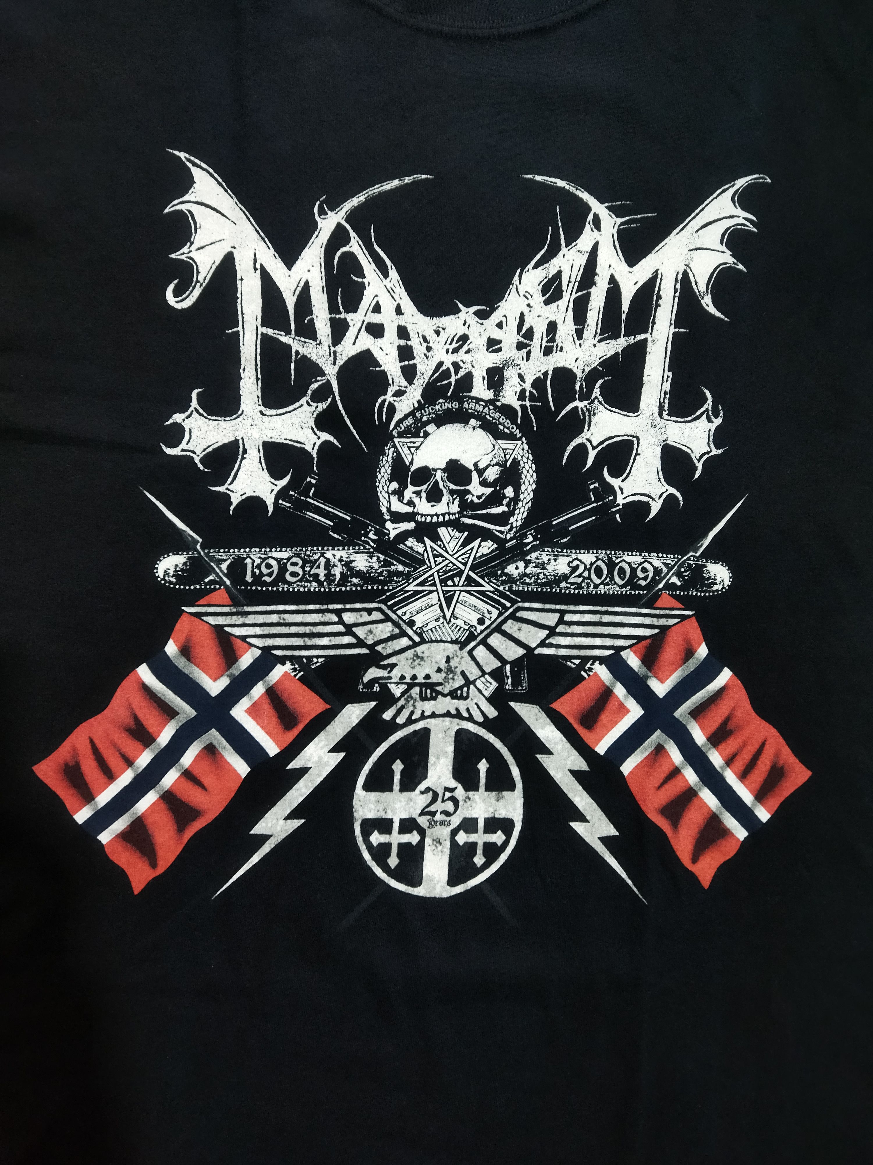 Band Tees MAYHEM 25 years Size US L / EU 52-54 / 3 - 2 Thumbnail