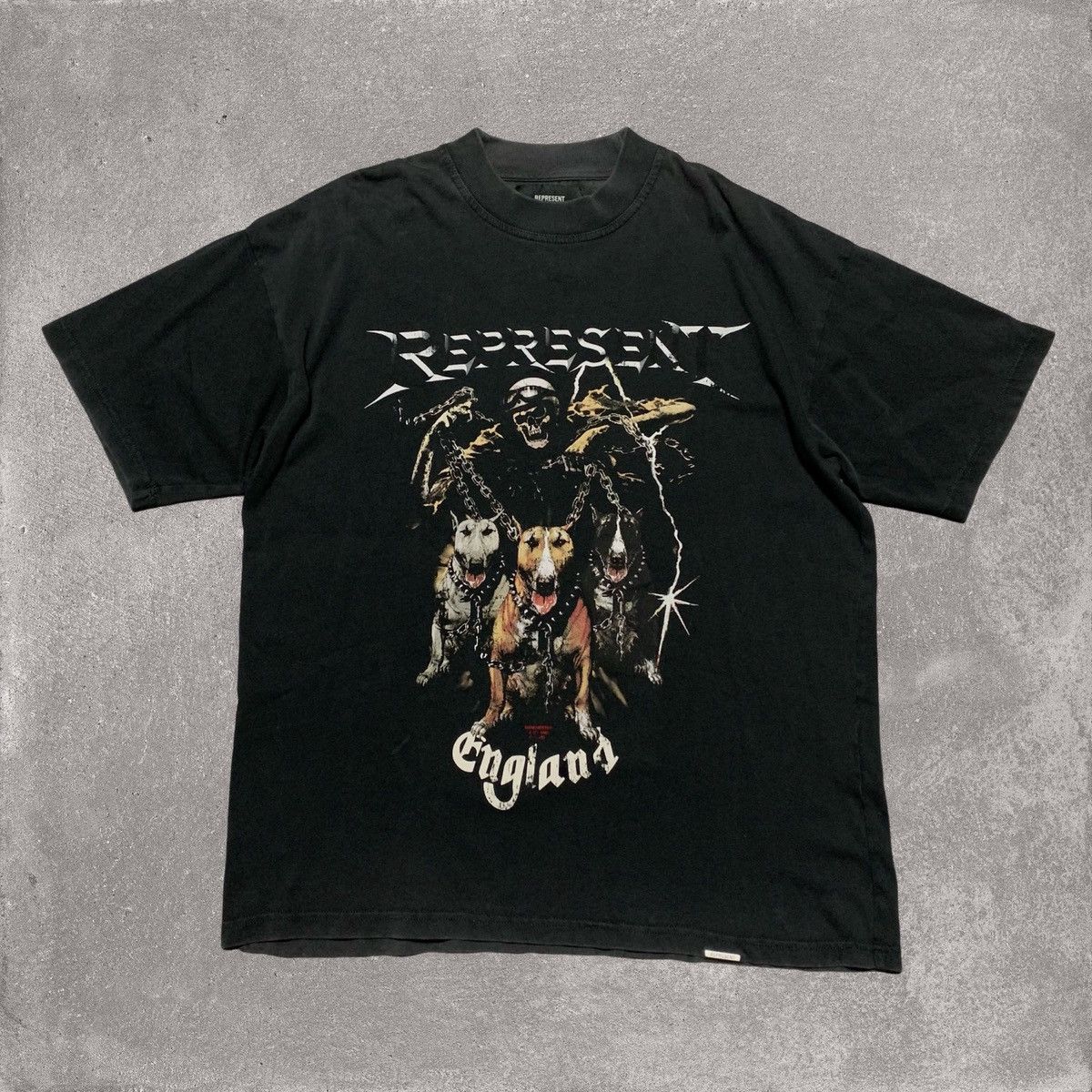 Represent Clo. Represent Small Terrier Tension Vintage Black Tee Size US S / EU 44-46 / 1 - 1 Thumbnail