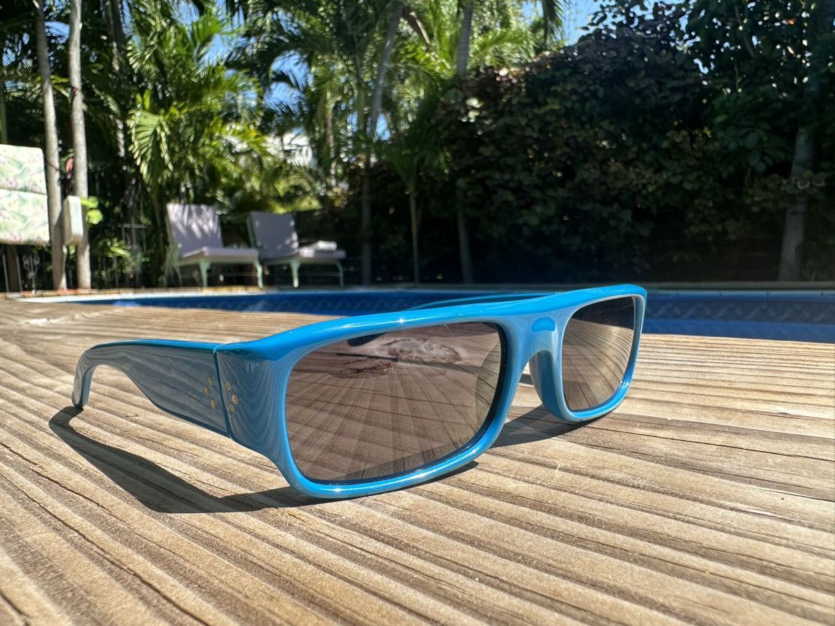 Raf Simons Raf Simons Blue Sunglasses Size ONE SIZE - 2 Thumbnail