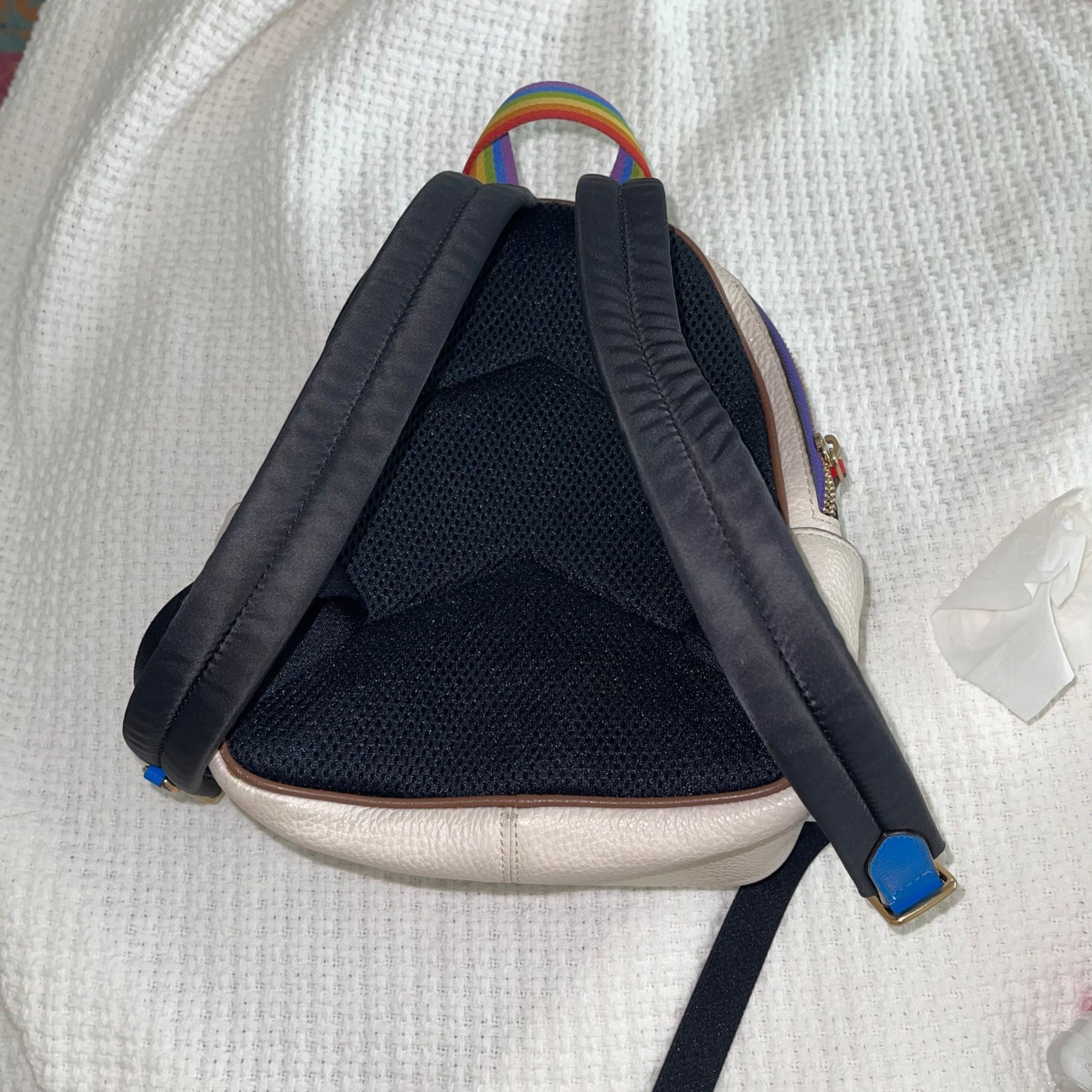 Coach Coach Womens Backpack White Mini Court Leather Size ONE SIZE - 2 Thumbnail