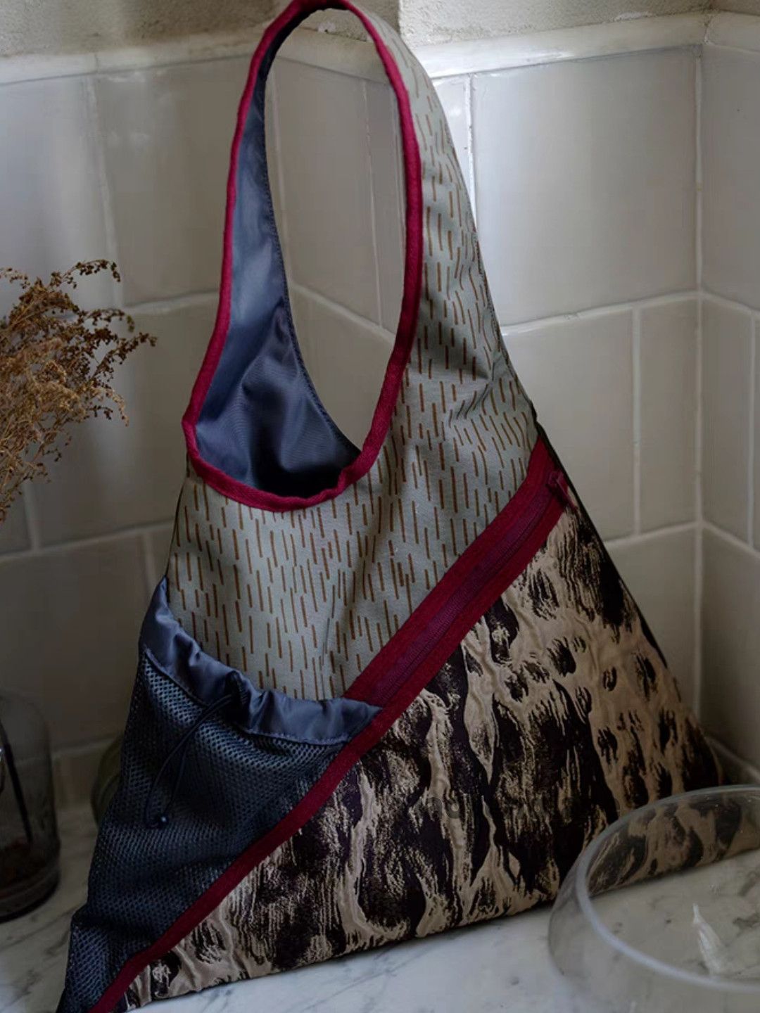 Vintage Unisex outdoor utility pattern graphic yuppie bag Size ONE SIZE - 7 Thumbnail
