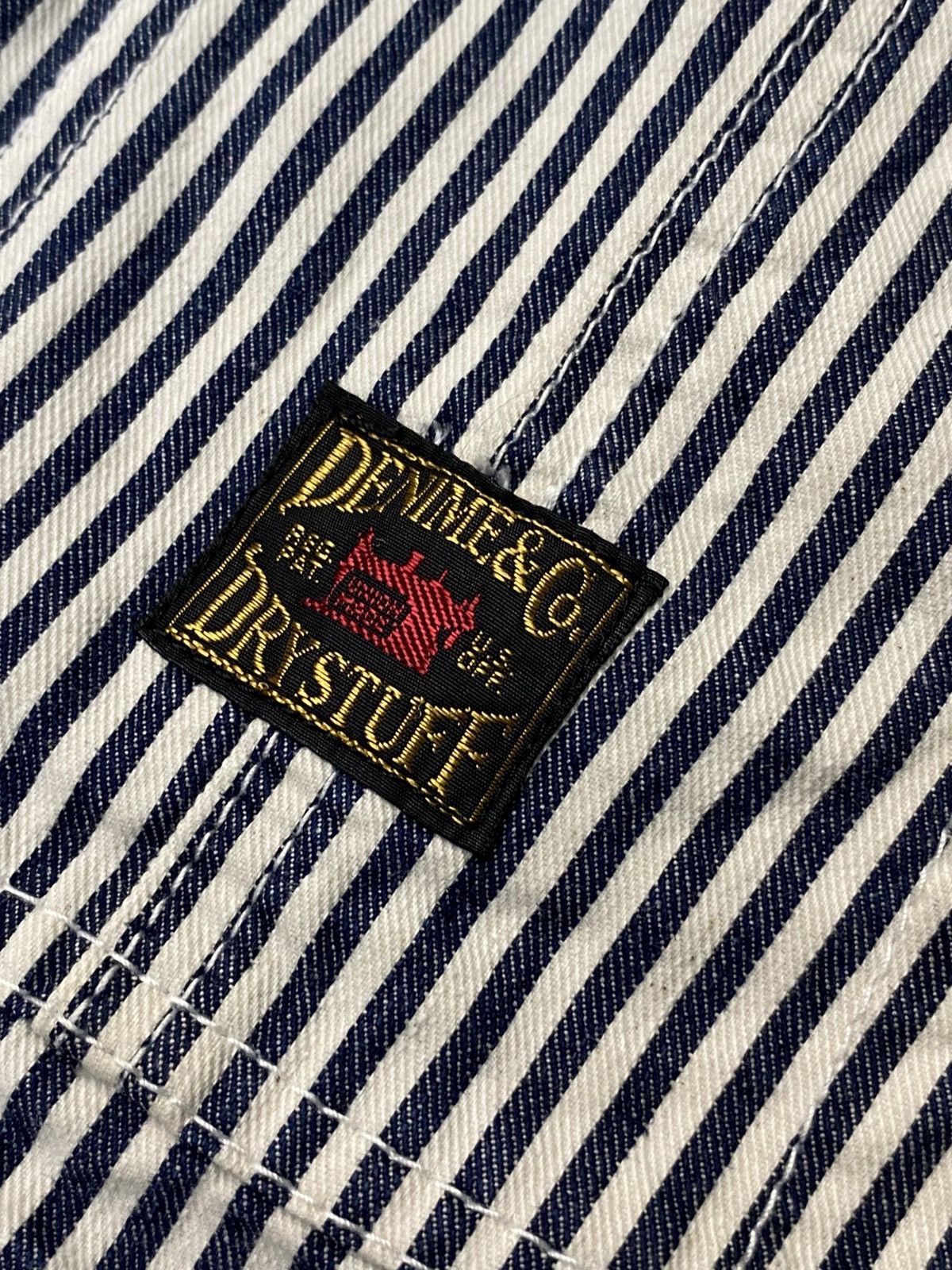 Denime × Designer × Japanese Brand Vintage denime hickory overal 90s best on brand Size US 33 - 3 Thumbnail