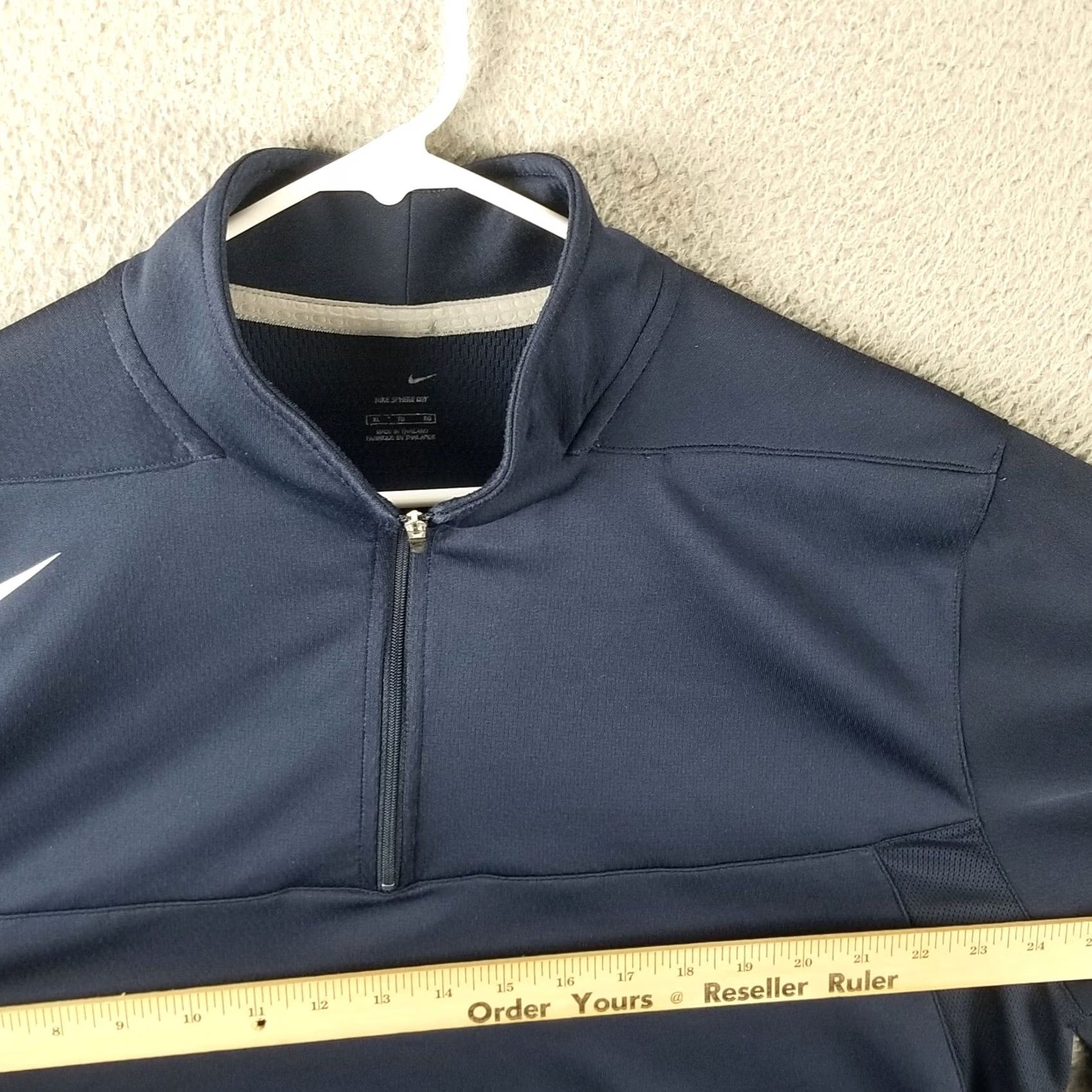 Nike Nike Jacket Tennis Sphere Blue 1/4 Zip Zip Mid-Length サイズ XL Men's Geometry Geometric Activewear Sports Coat Coat Size US XL / EU 56 / 4 - 6 Thumbnail