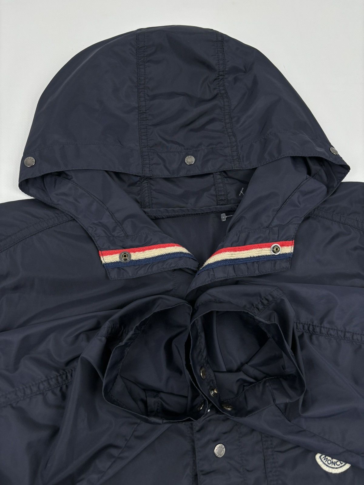 Moncler RARE ROY Front Patch Pocket Nylon Rain Hooded Jacket Bomber Windbreaker Size US M / EU 48-50 / 2 - 6 Thumbnail