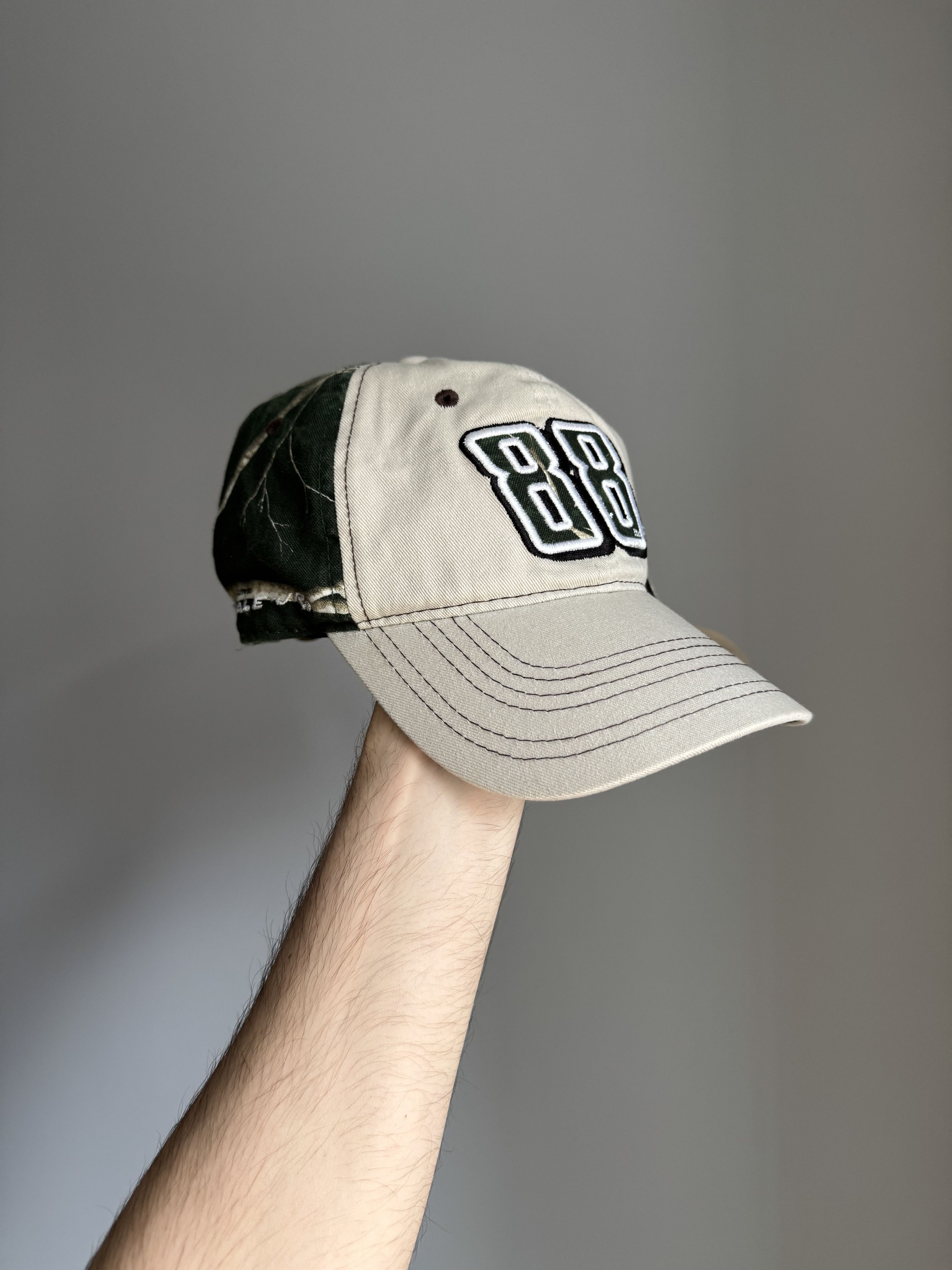 Realtree Y2K NASCAR Racing Realtree Camo Strapback Hat #88 Size ONE SIZE - 3 Thumbnail