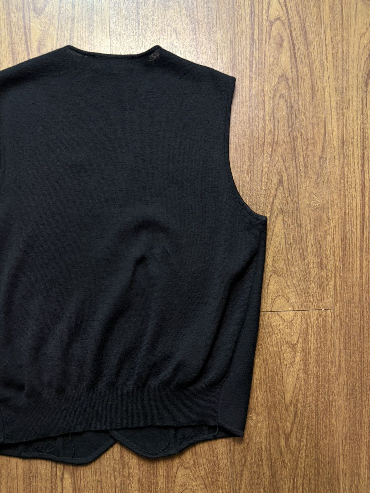 Yves Saint Laurent FREE TAX! Pour Homme Wool Knitted Buttoned Vest Size US M / EU 48-50 / 2 - 5 Thumbnail