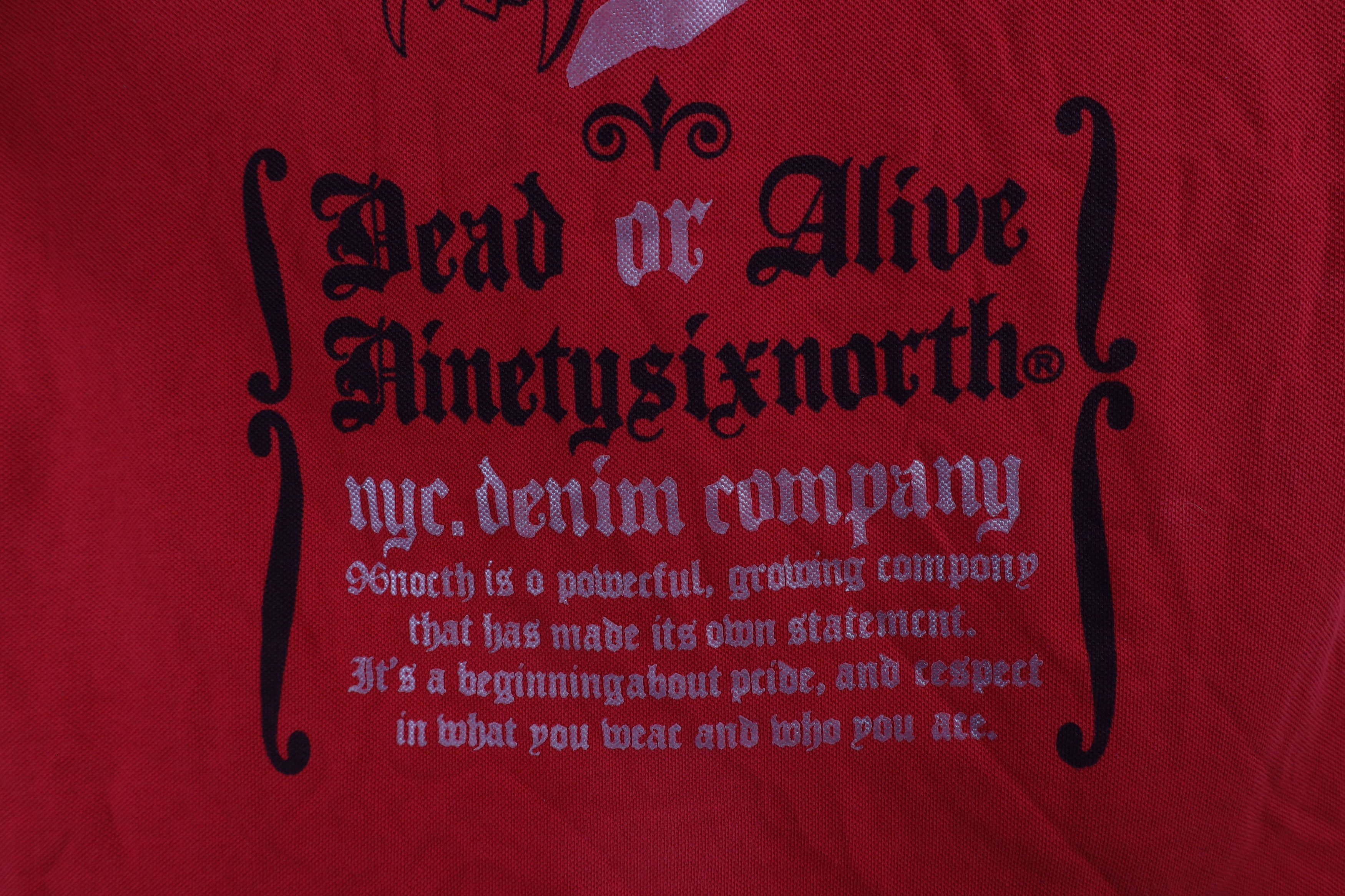 Vintage Vintage Y2K Streetwear Skull UFC MMA Fighting Polo Red Size US M / EU 48-50 / 2 - 6 Thumbnail