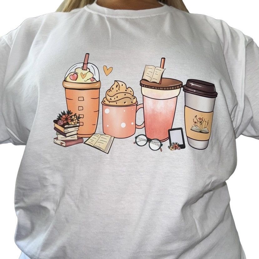 Designer Woman’s iced coffee tee shirt Size M / US 6-8 / IT 42-44 - 1 Preview