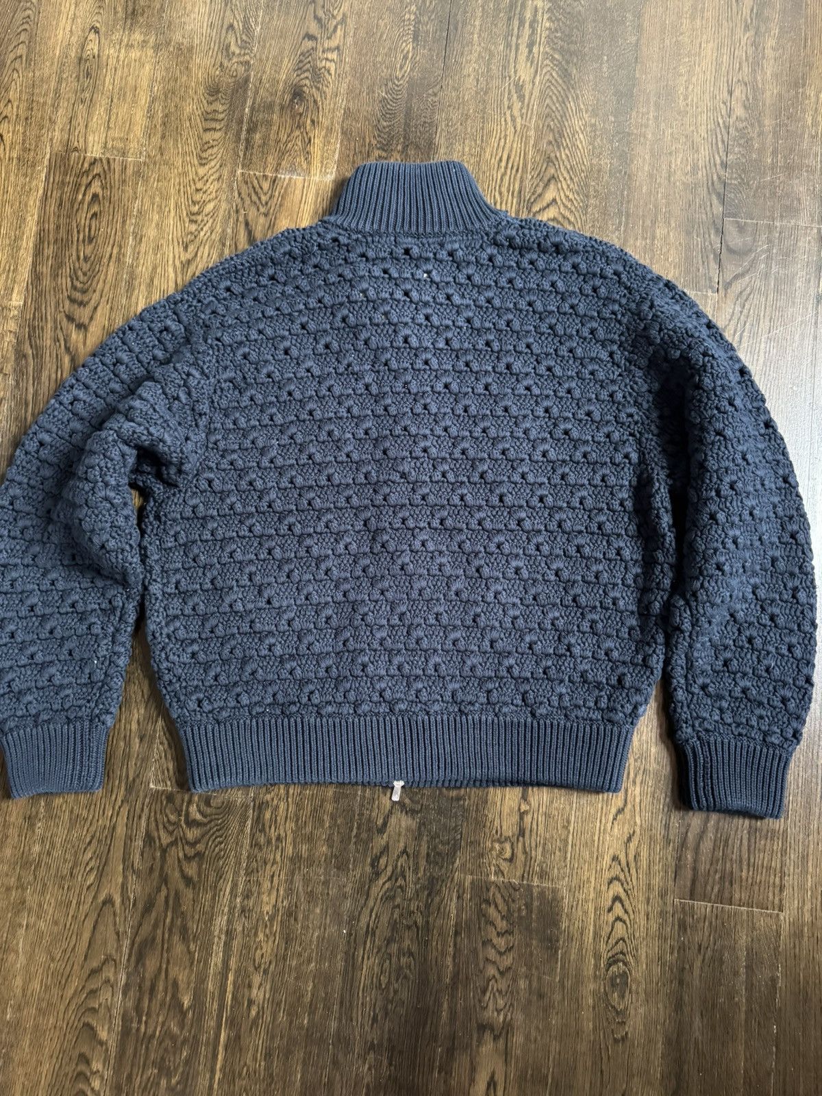 Kith KITH Highland Crochet Knit Wyona Full Zip - Abyss Size US M / EU 48-50 / 2 - 3 Thumbnail